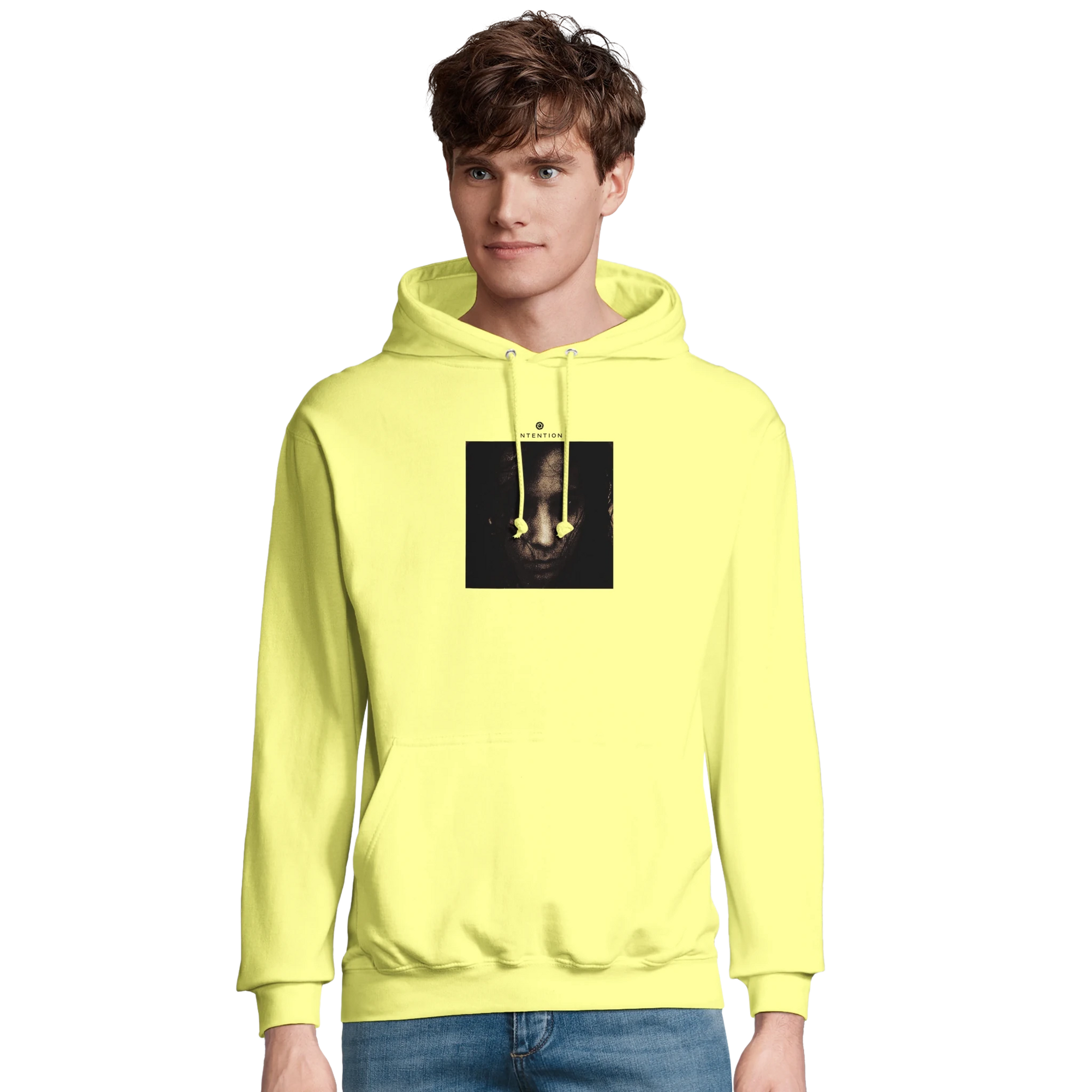 Fearless  Hoodie  "Face It"Light Yellow 41