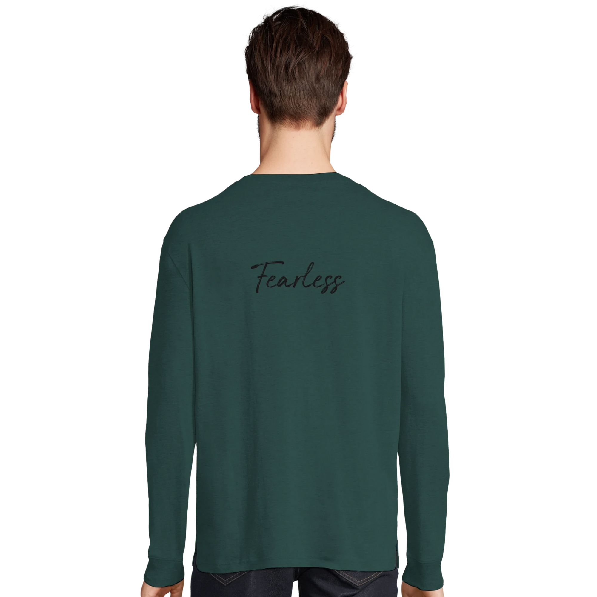 Fearless - "Face It" Long sleeve green empire XS 11