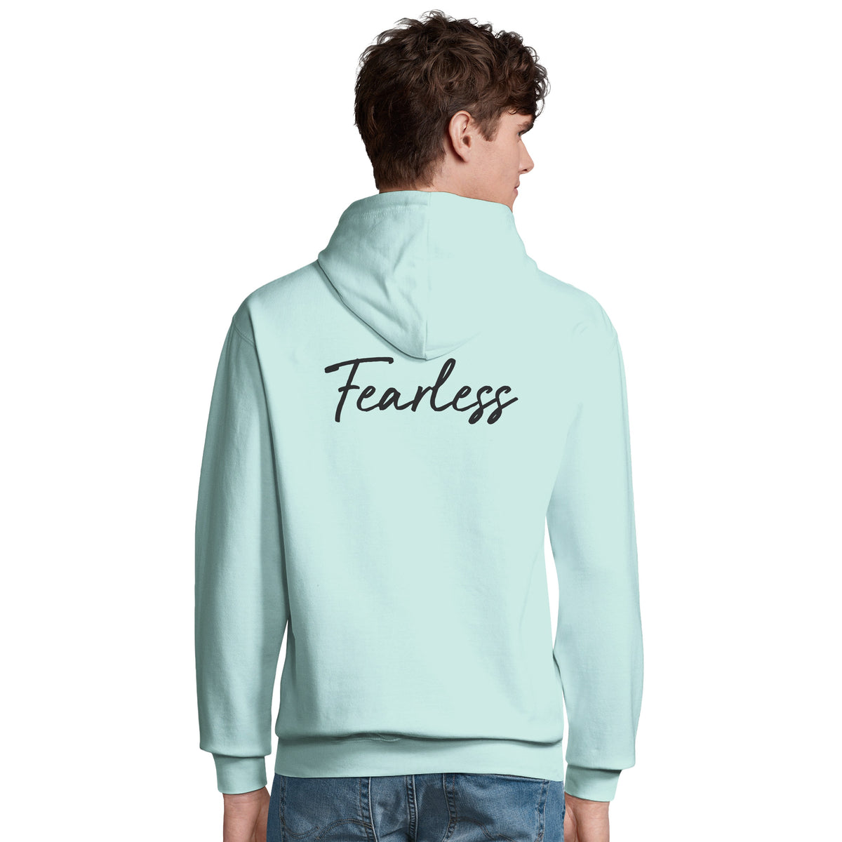 Fearless - "Face It" Hoodie arctic blue 5