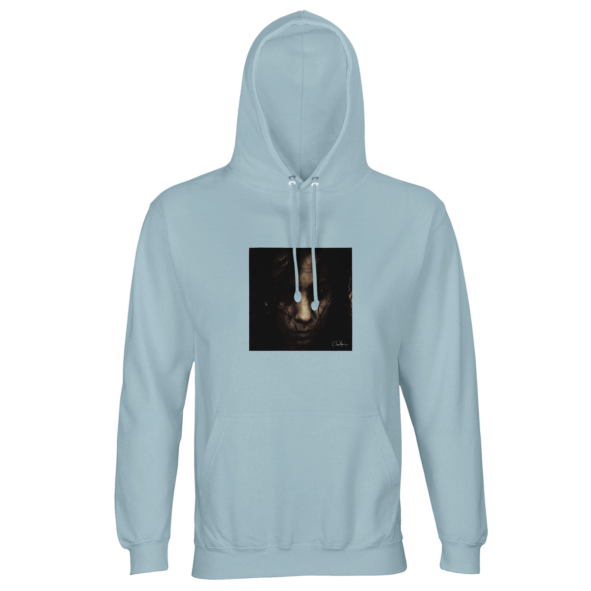 Fearless - "Face It" Hoodie creamy blue 1