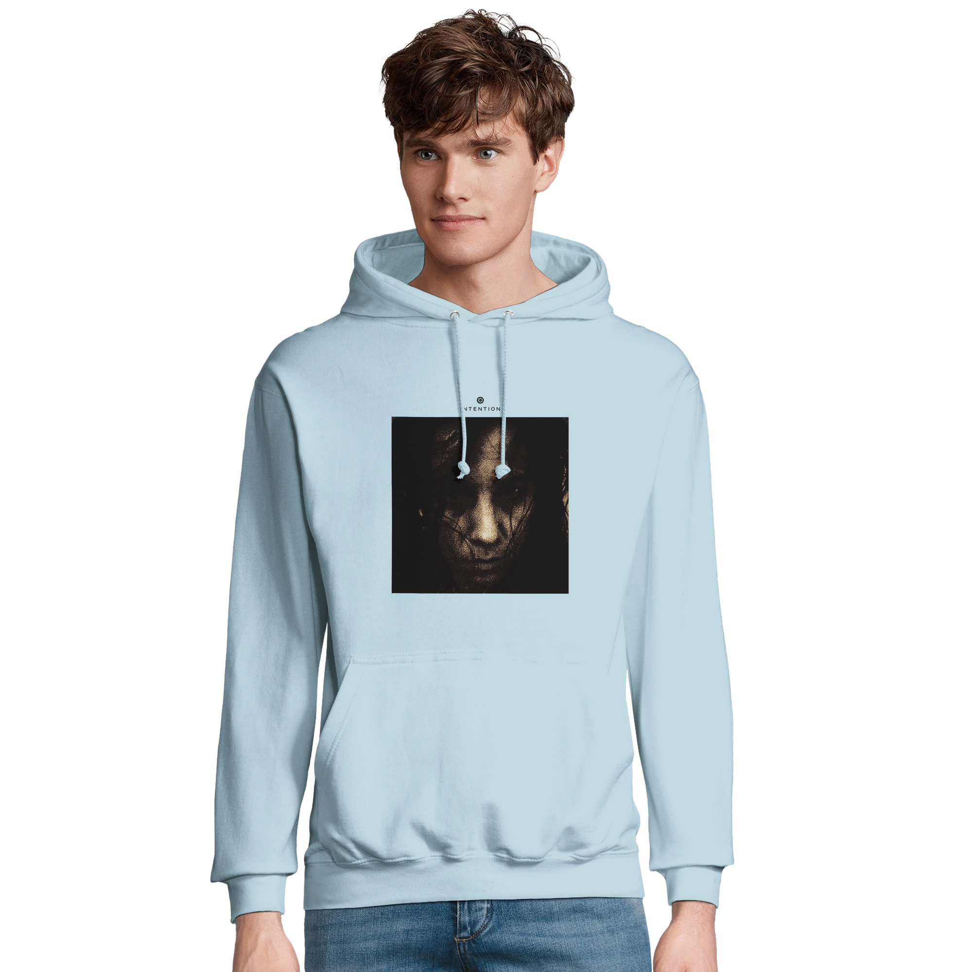 Fearless - "Face It" Hoodie creamy blue 3