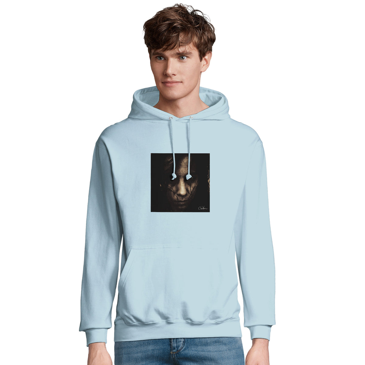 Fearless - "Face It" Hoodie creamy blue 4