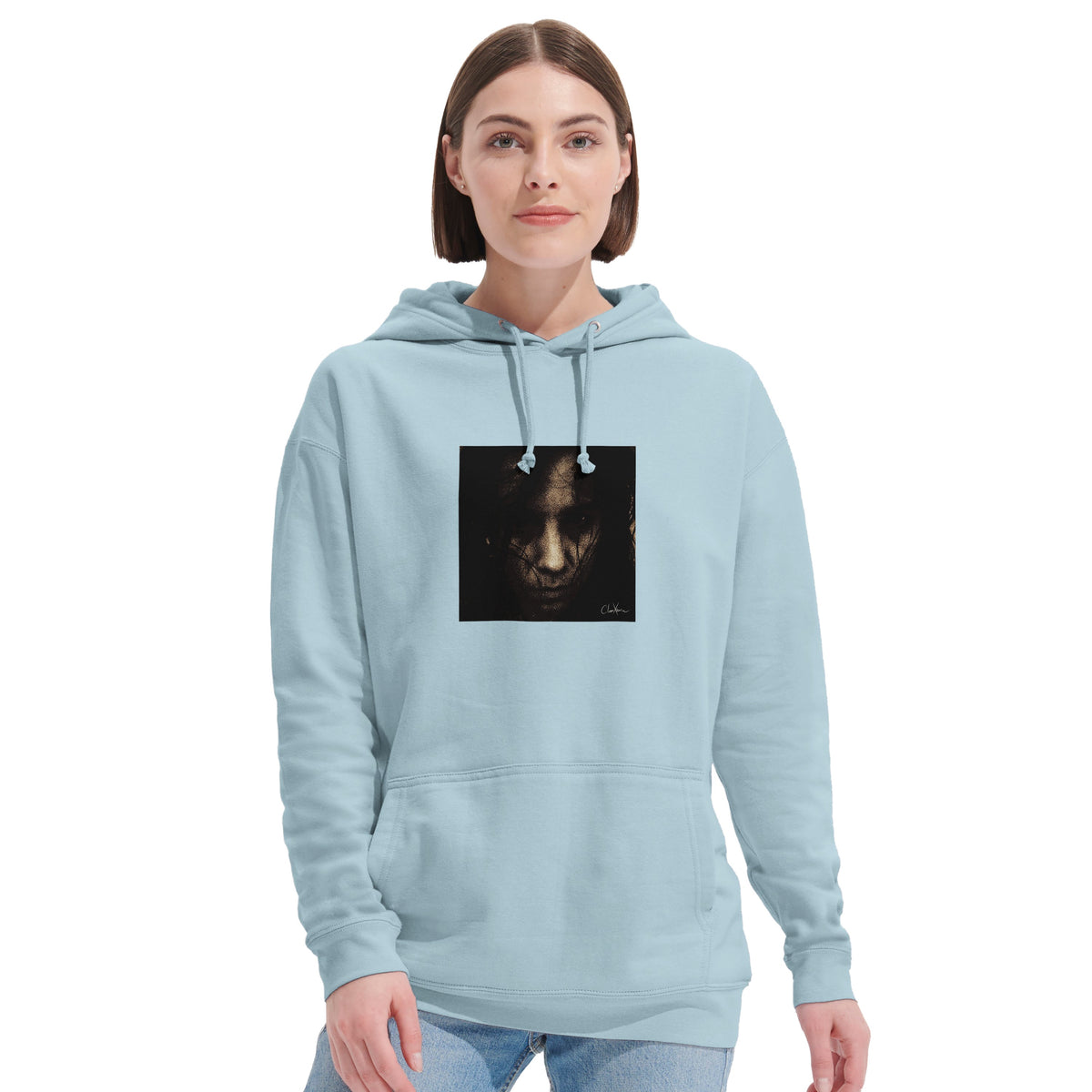 Fearless - "Face It" Hoodie creamy blue 6