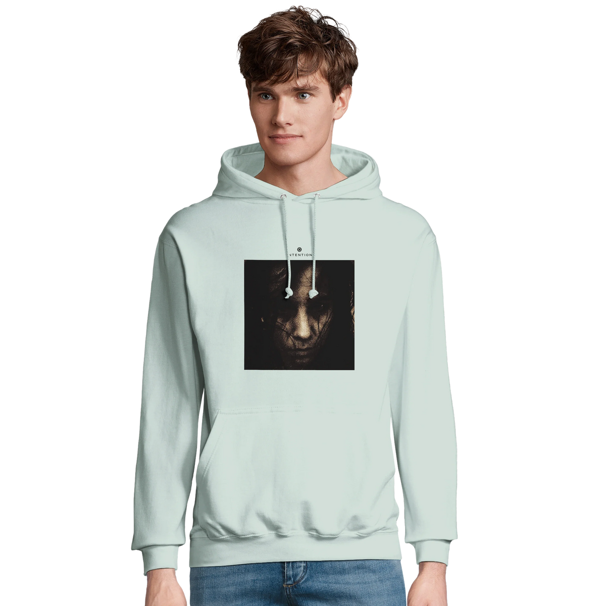 Fearless - "Face It" Hoodie creamy green 3