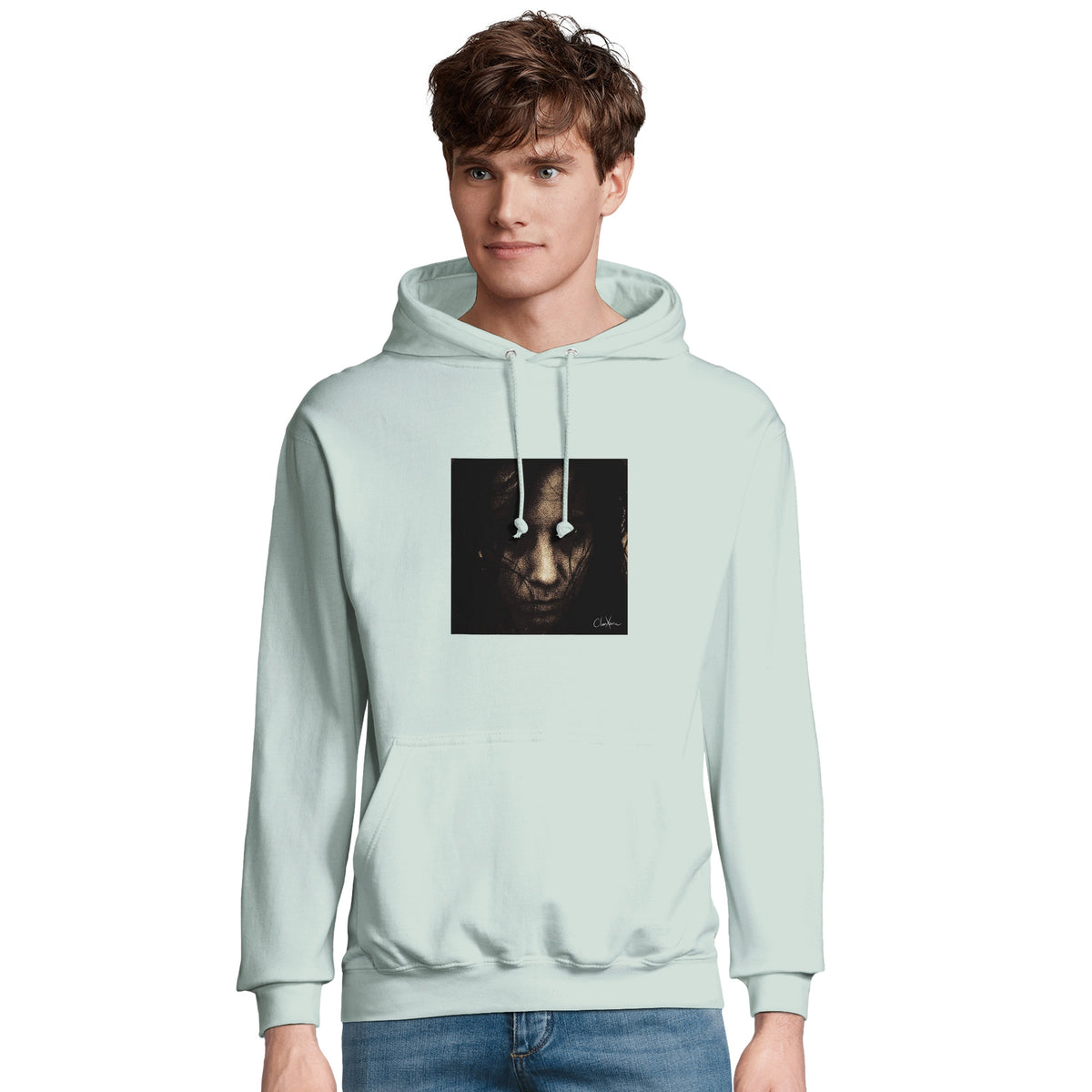 Fearless - "Face It" Hoodie creamy green 4