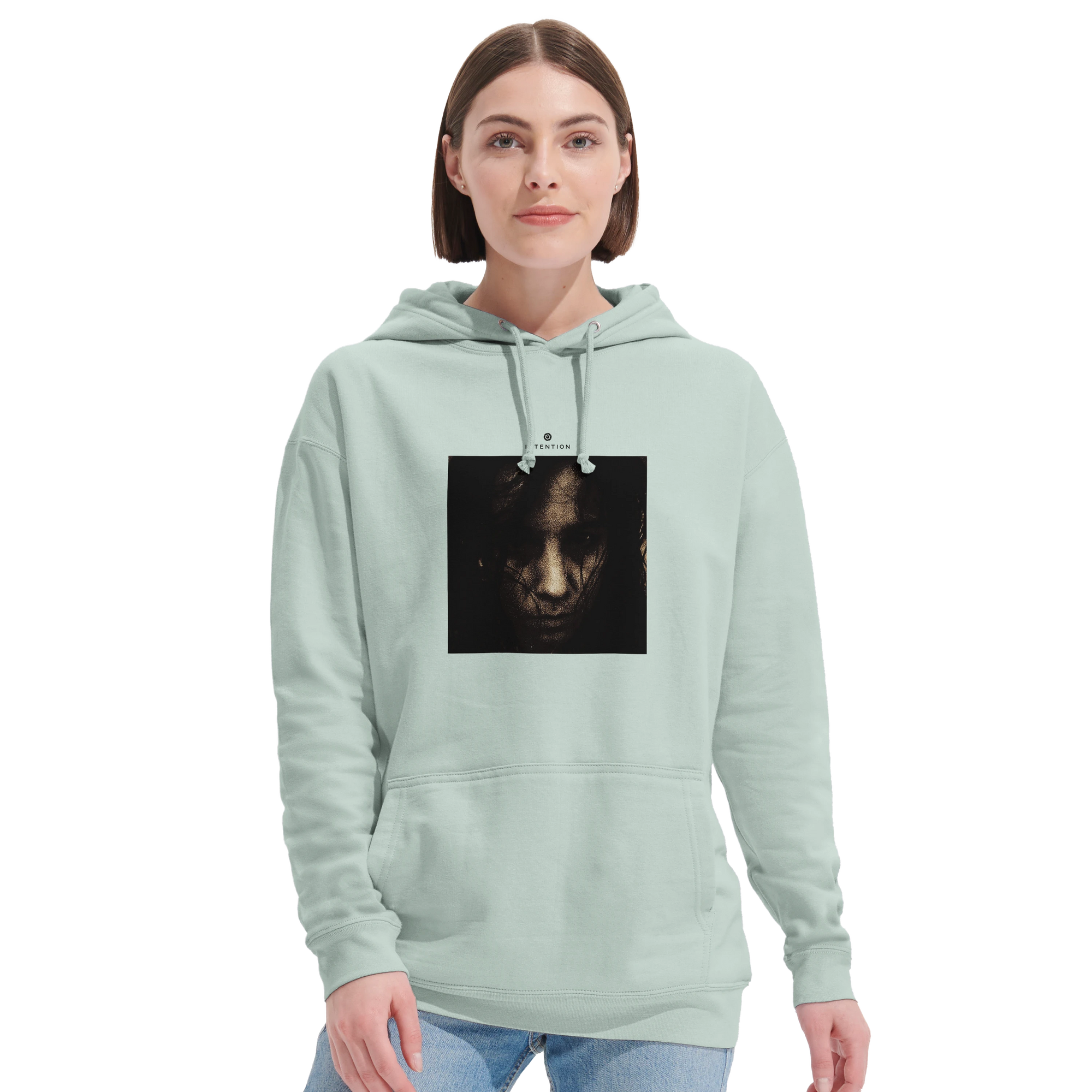 Fearless - "Face It" Hoodie creamy green 5