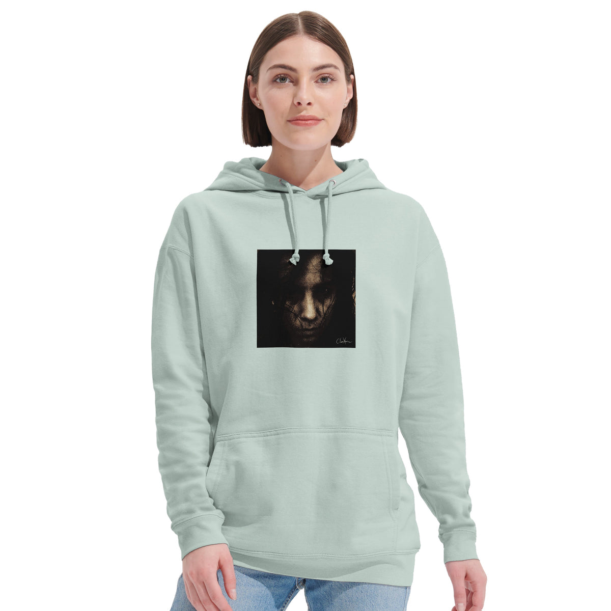 Fearless - "Face It" Hoodie creamy green 6