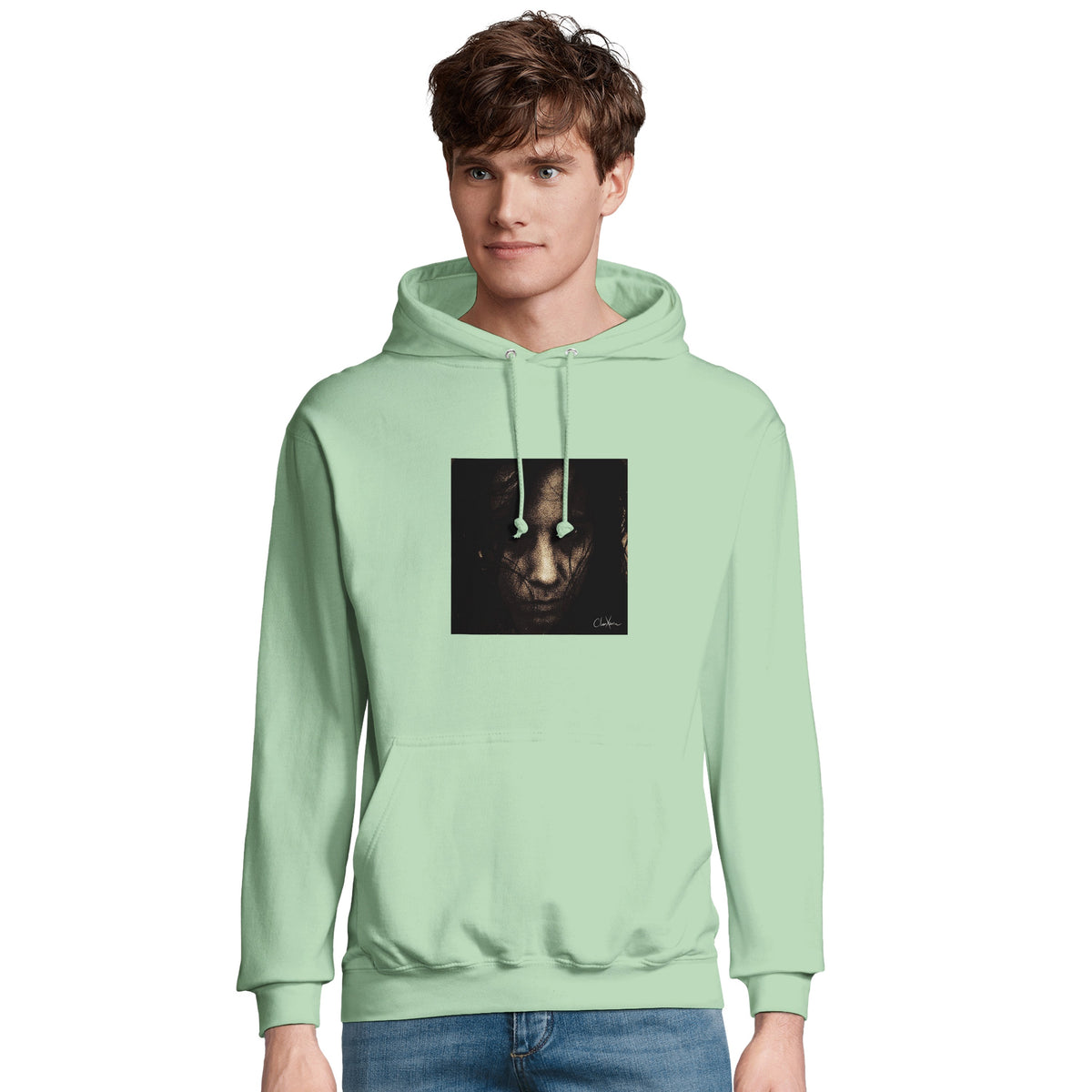Fearless - "Face It" Hoodie frozen green 4