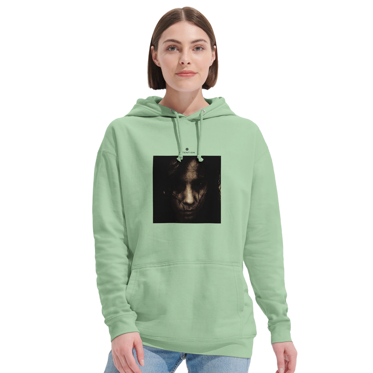 Fearless - "Face It" Hoodie frozen green 5