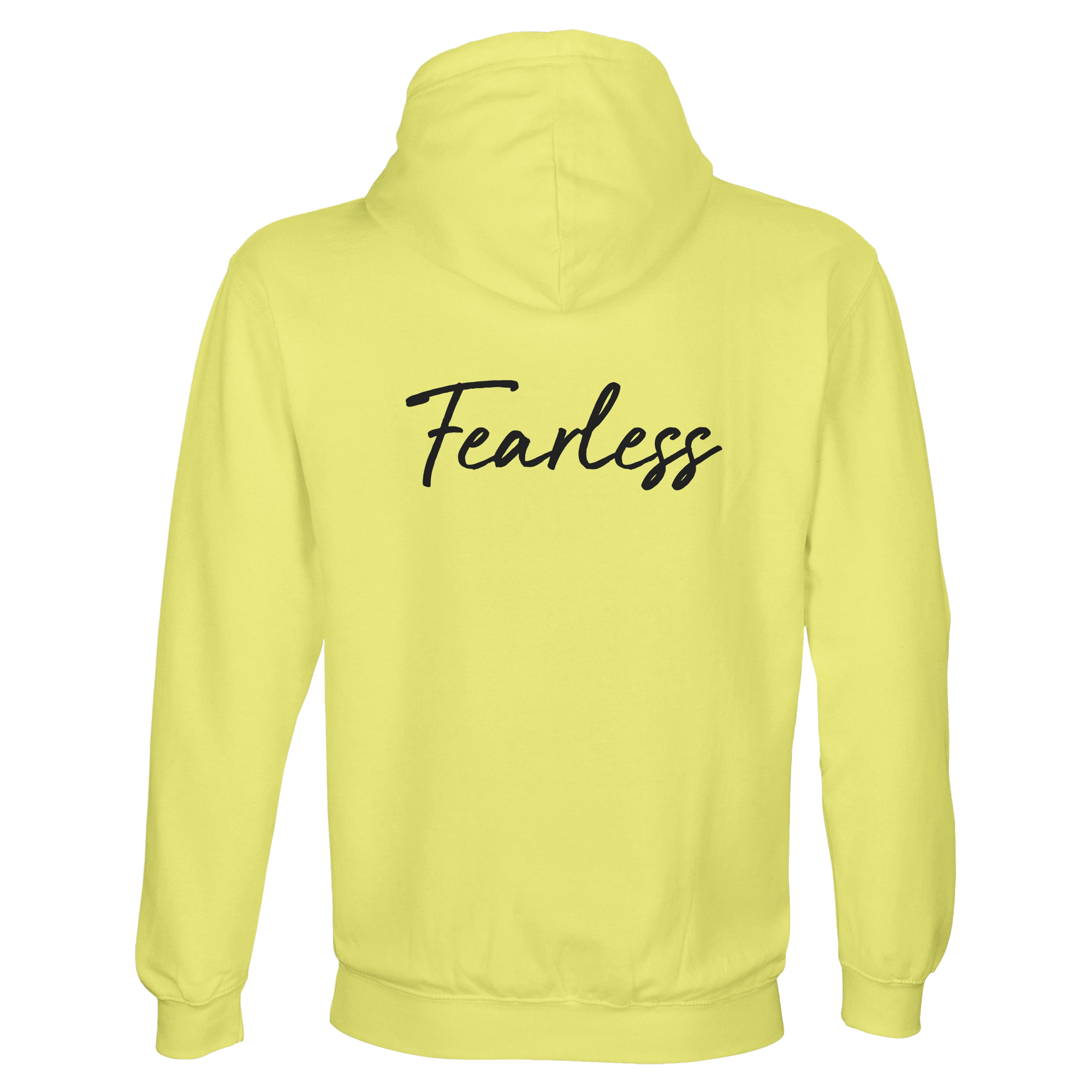 Fearless - "Face It" Hoodie Light Yellow 2