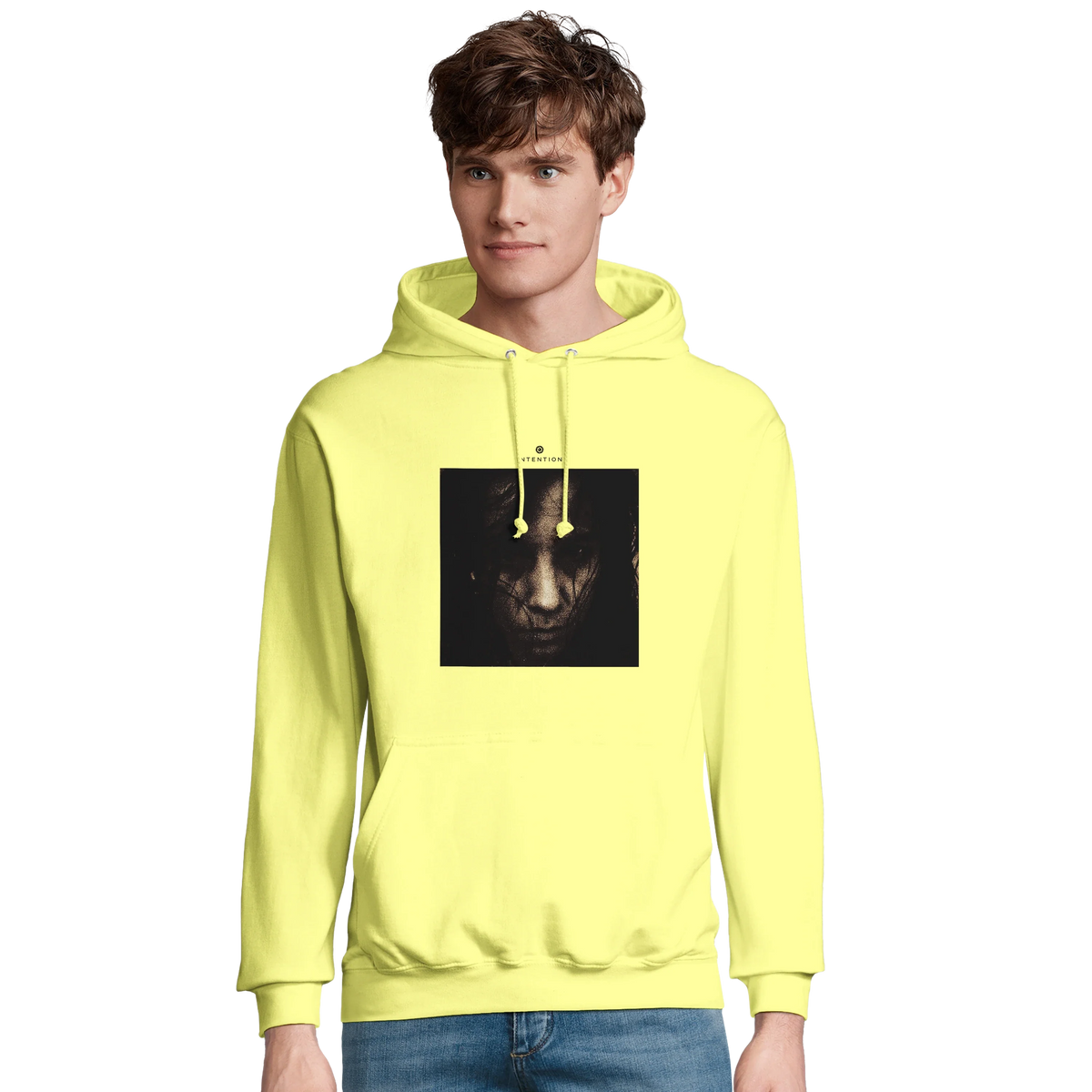 Fearless - "Face It" Hoodie Light Yellow 3