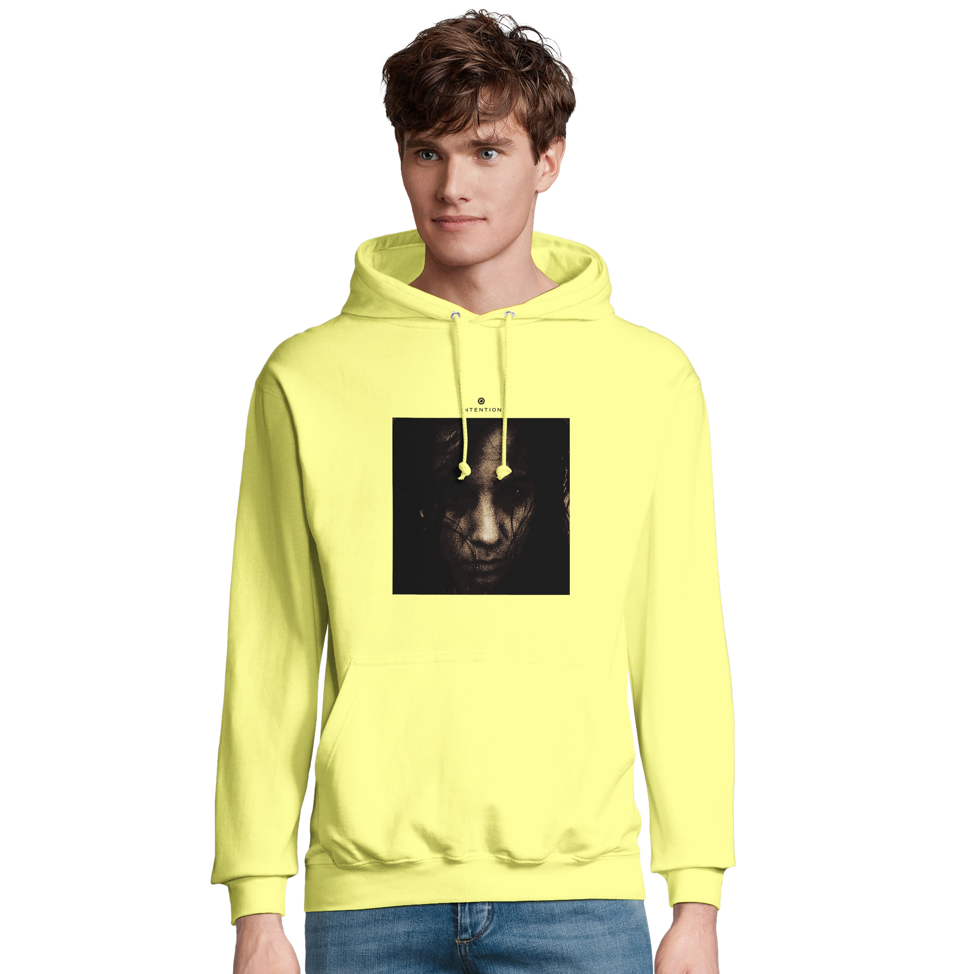Fearless - "Face It" Hoodie Light Yellow 3