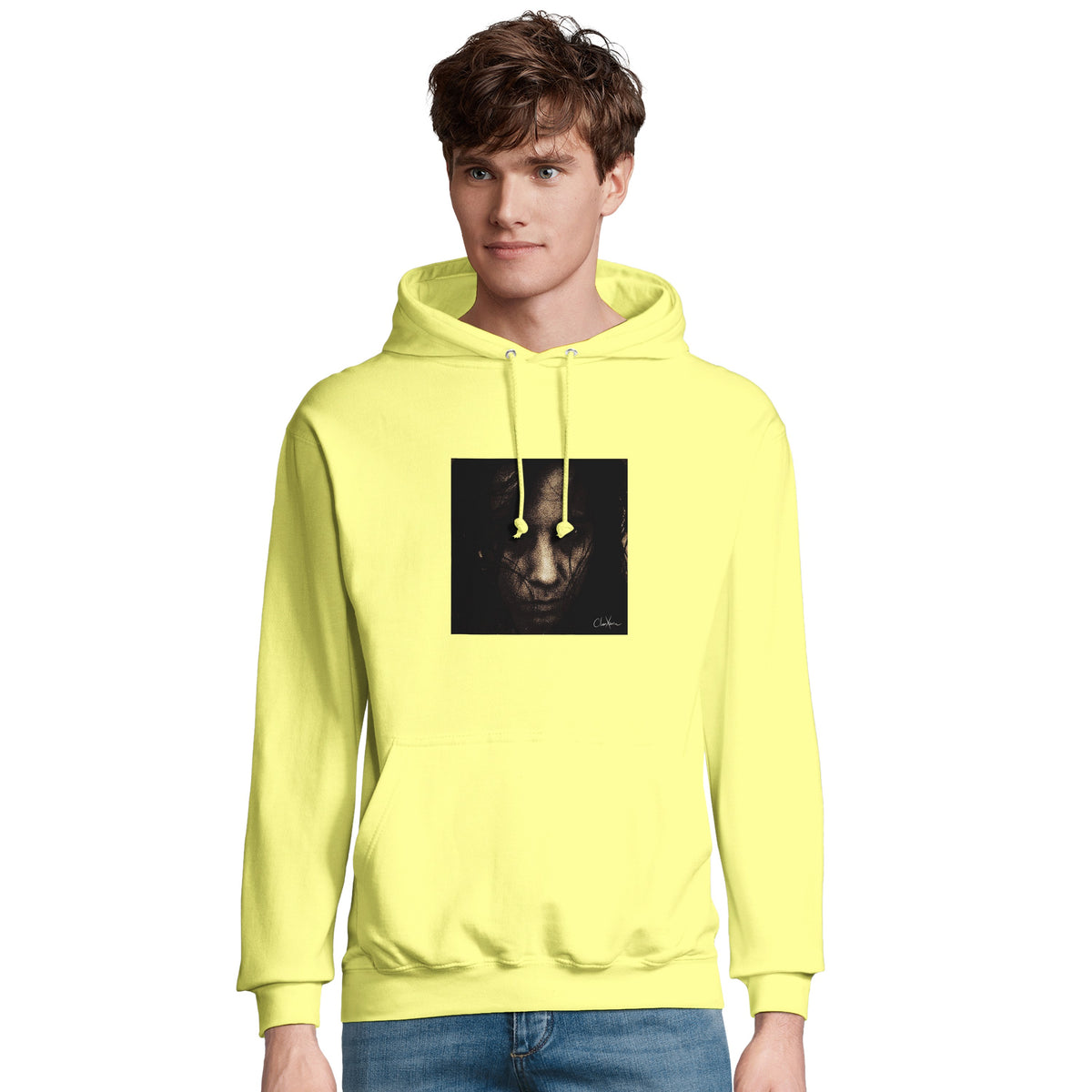 Fearless - "Face It" Hoodie Light Yellow 4