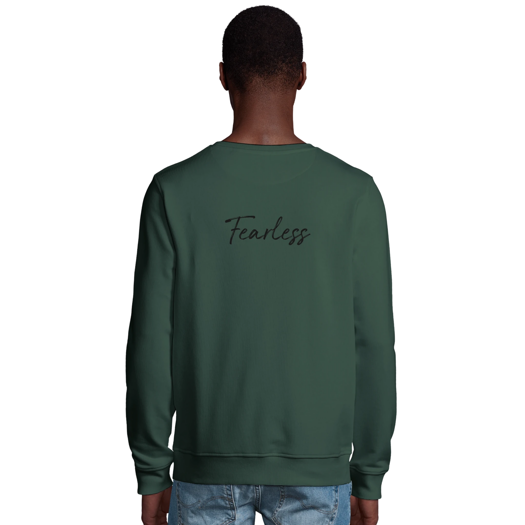 Fearless - "Face It" Sweatshirt Bottle Green XS 13