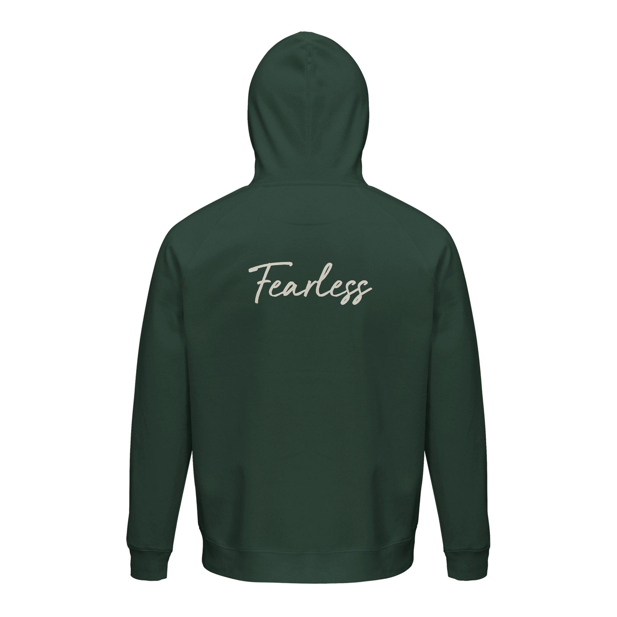 Fearless - "Face It" Hoodie Bottle Green XS 2