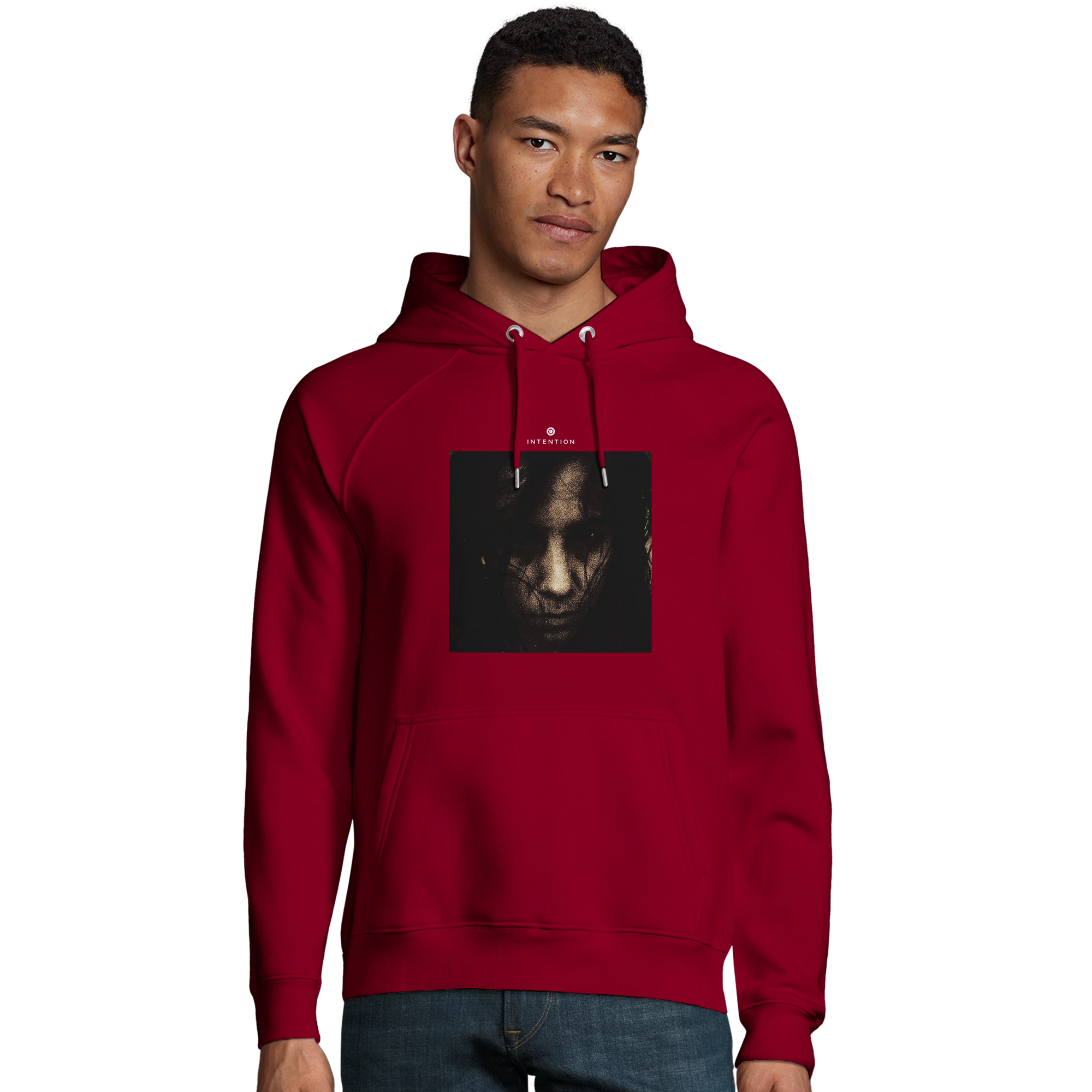 Fearless - "Face It" Hoodie Burgundy XS 3