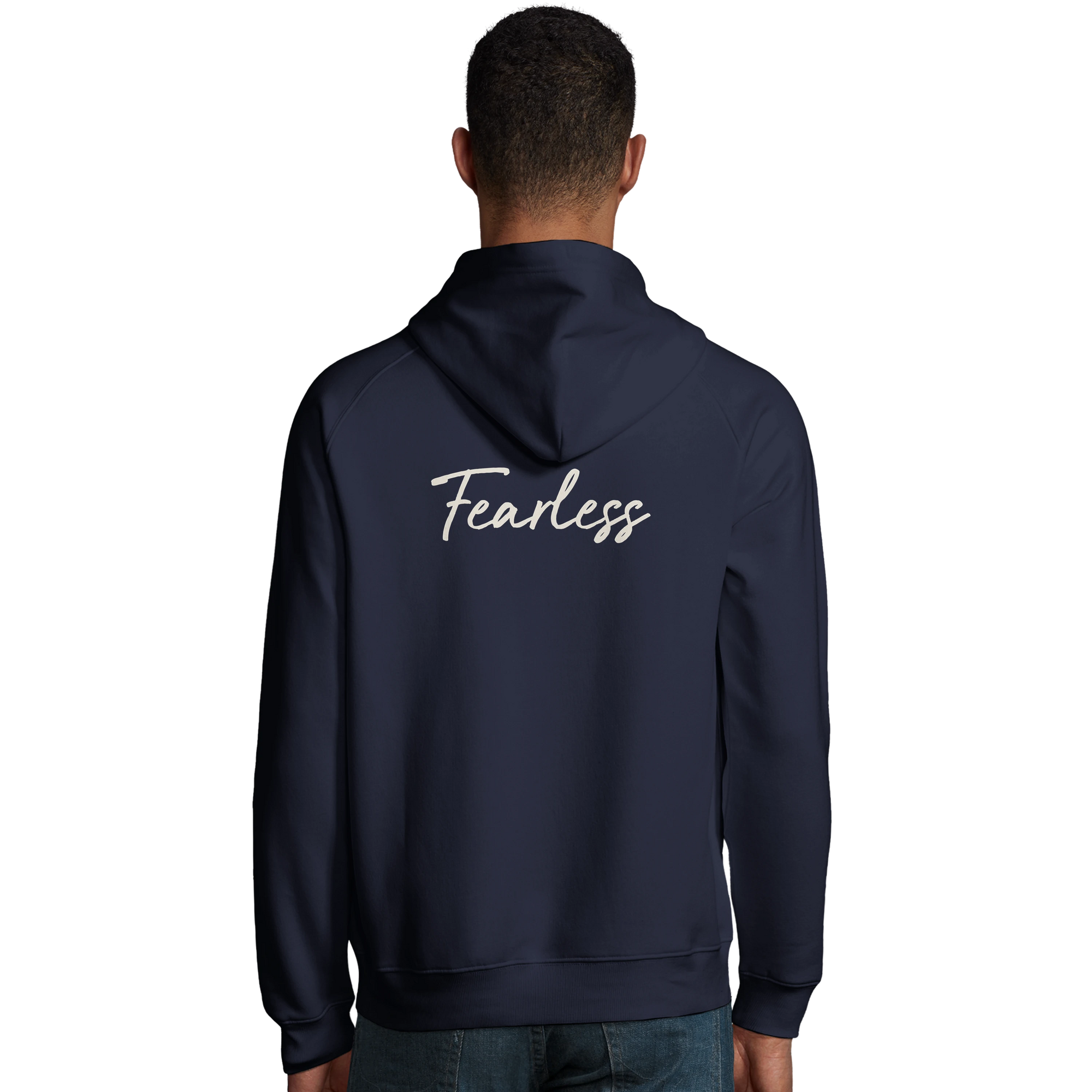 Fearless - "Face It" Hoodie French Navy XS 4