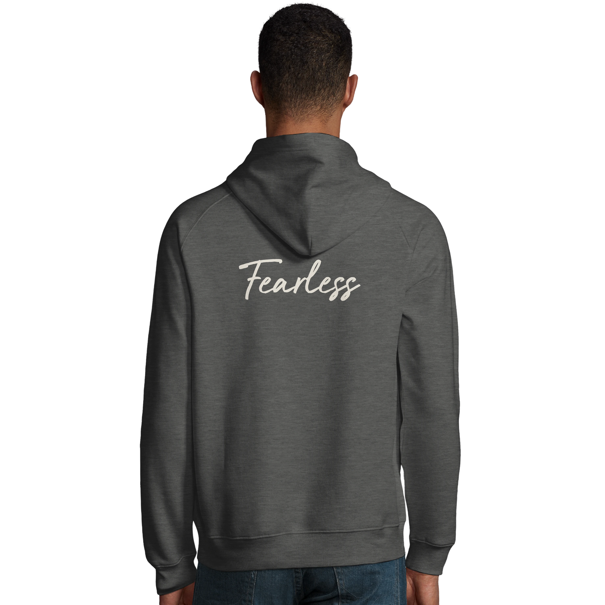 Fearless - "Face It" Hoodie Grey Melange XS 4