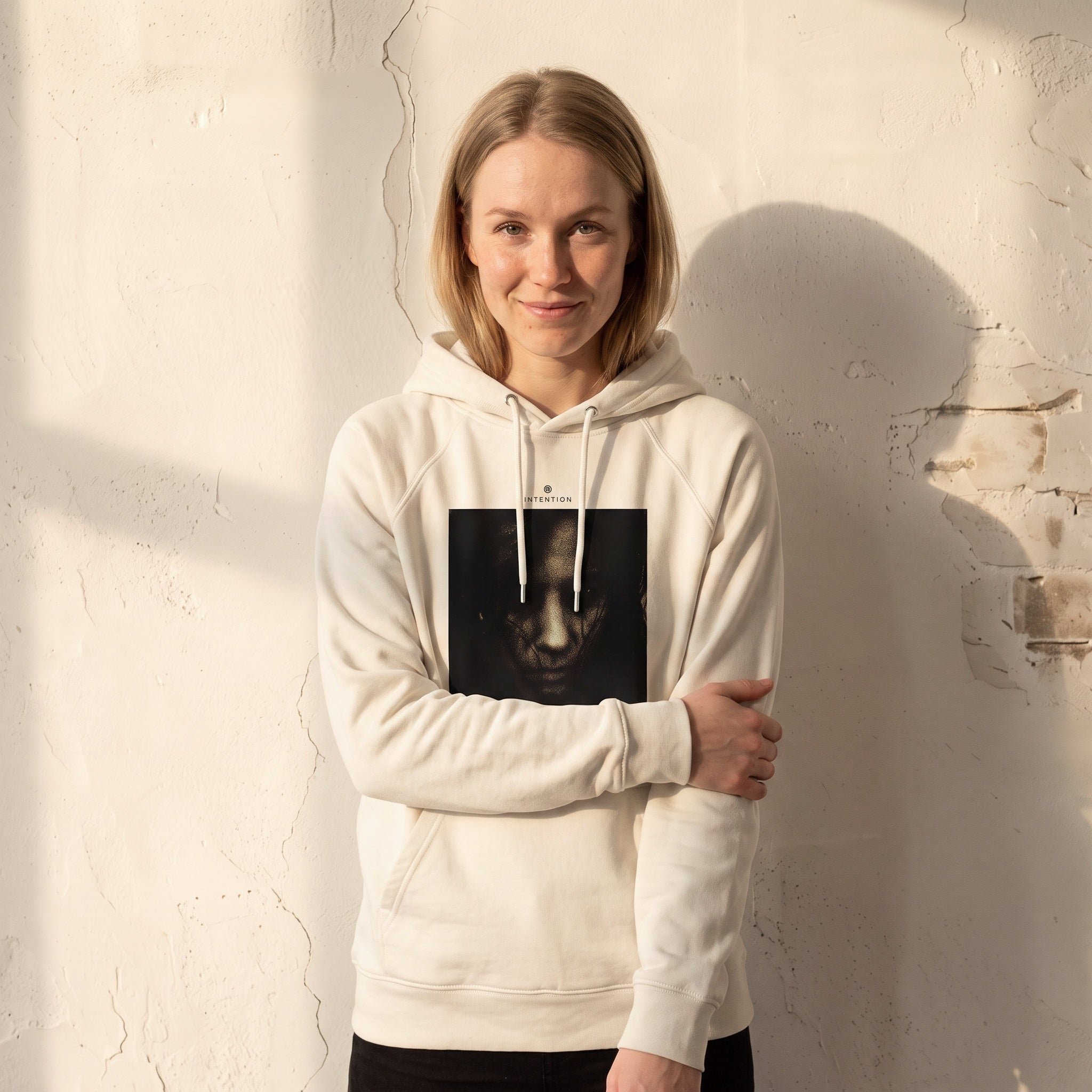 Fearless - "Face It" Hoodie Off White XS 1