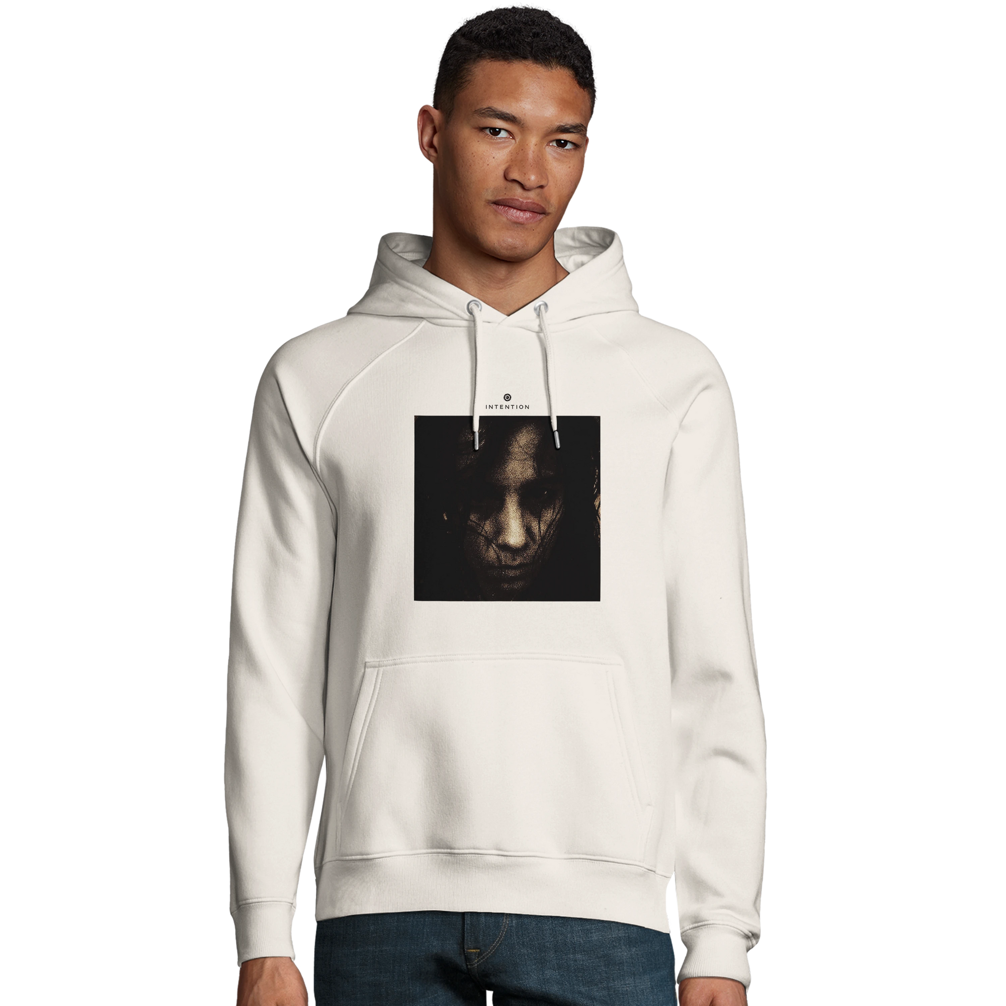Fearless - "Face It" Hoodie Off White XS 4