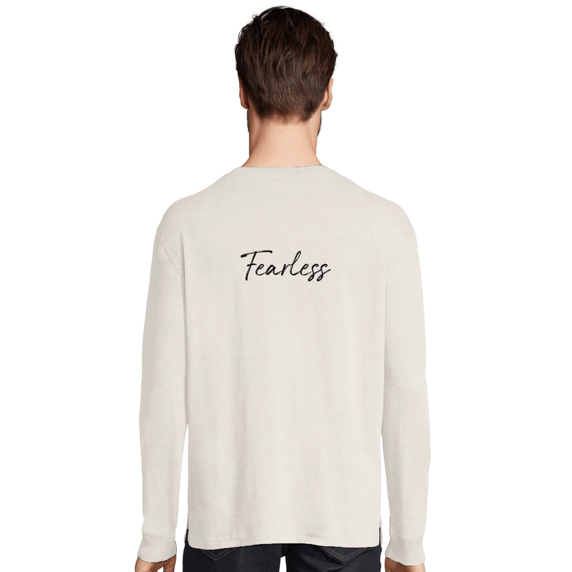 Fearless - "Face It" Long sleeve Off White 4