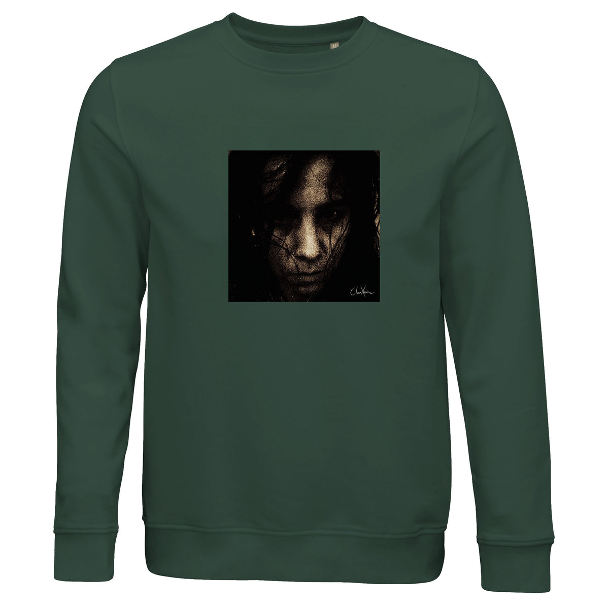 Fearless - "Face It" Sweatshirt Bottle Green 1