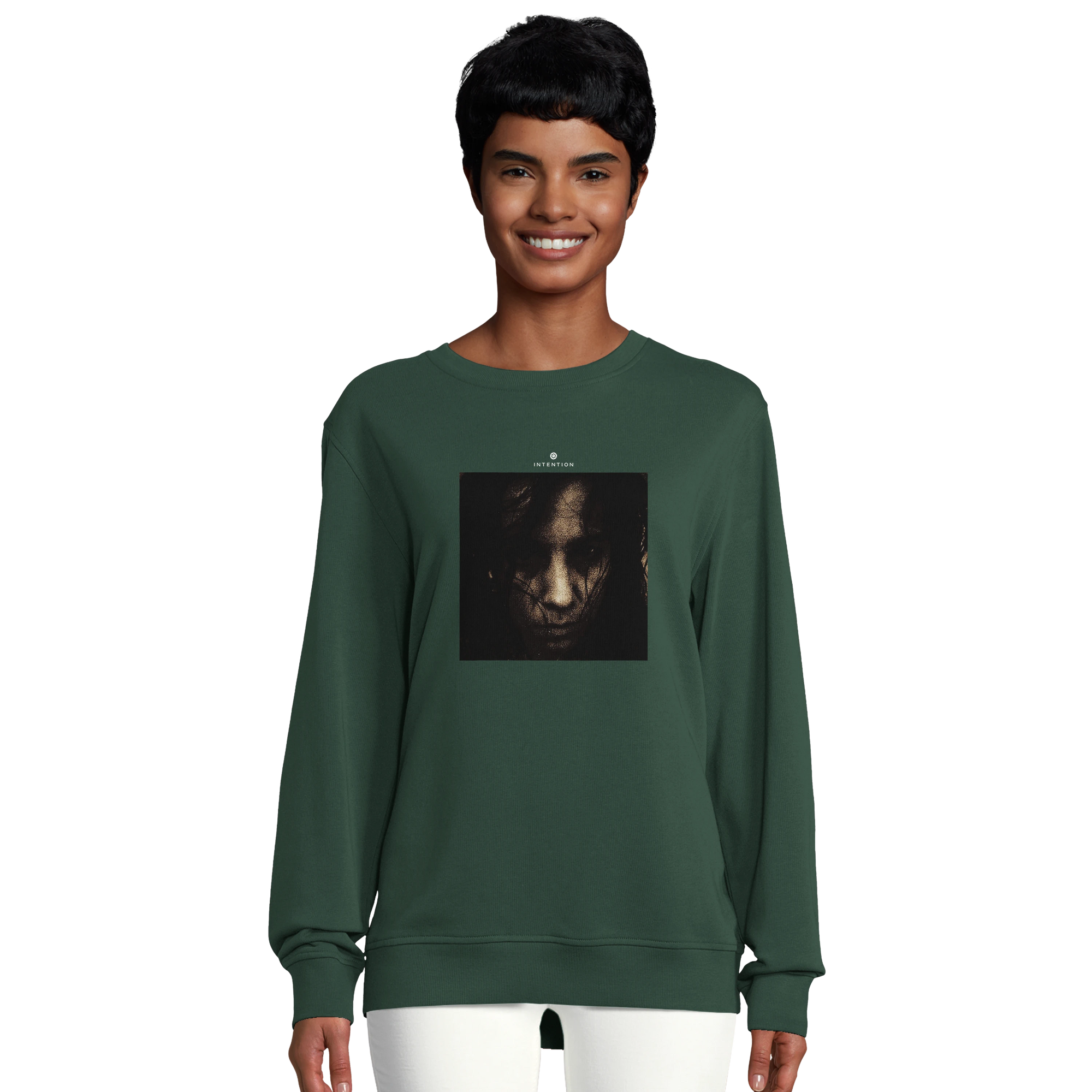 Fearless - "Face It" Sweatshirt Bottle Green 5