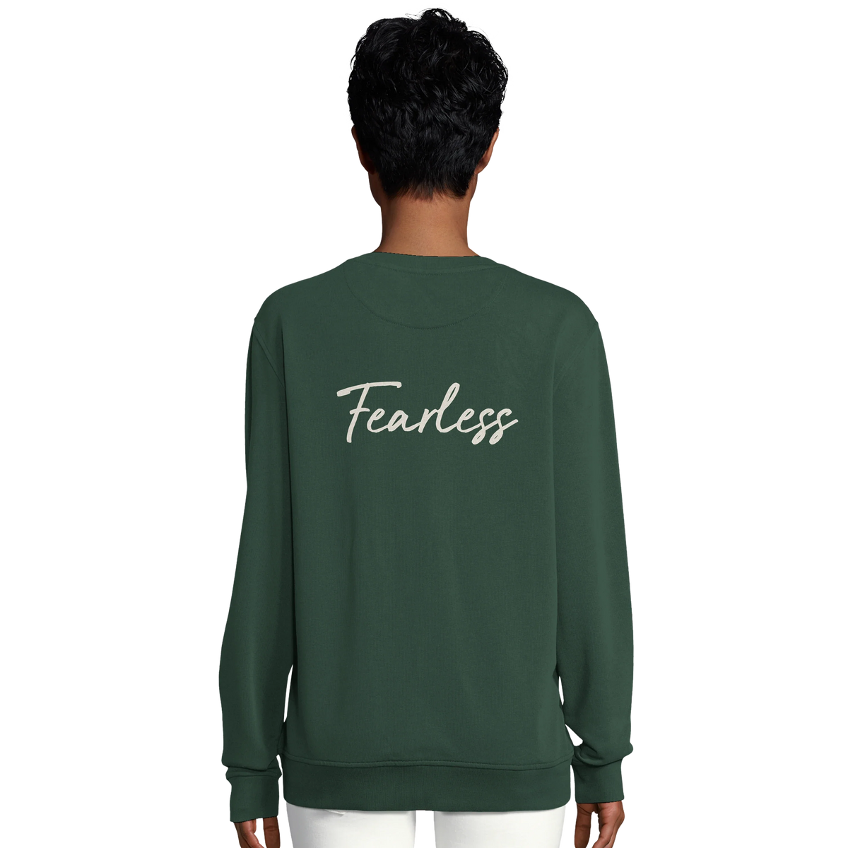 Fearless - "Face It" Sweatshirt Bottle Green 6