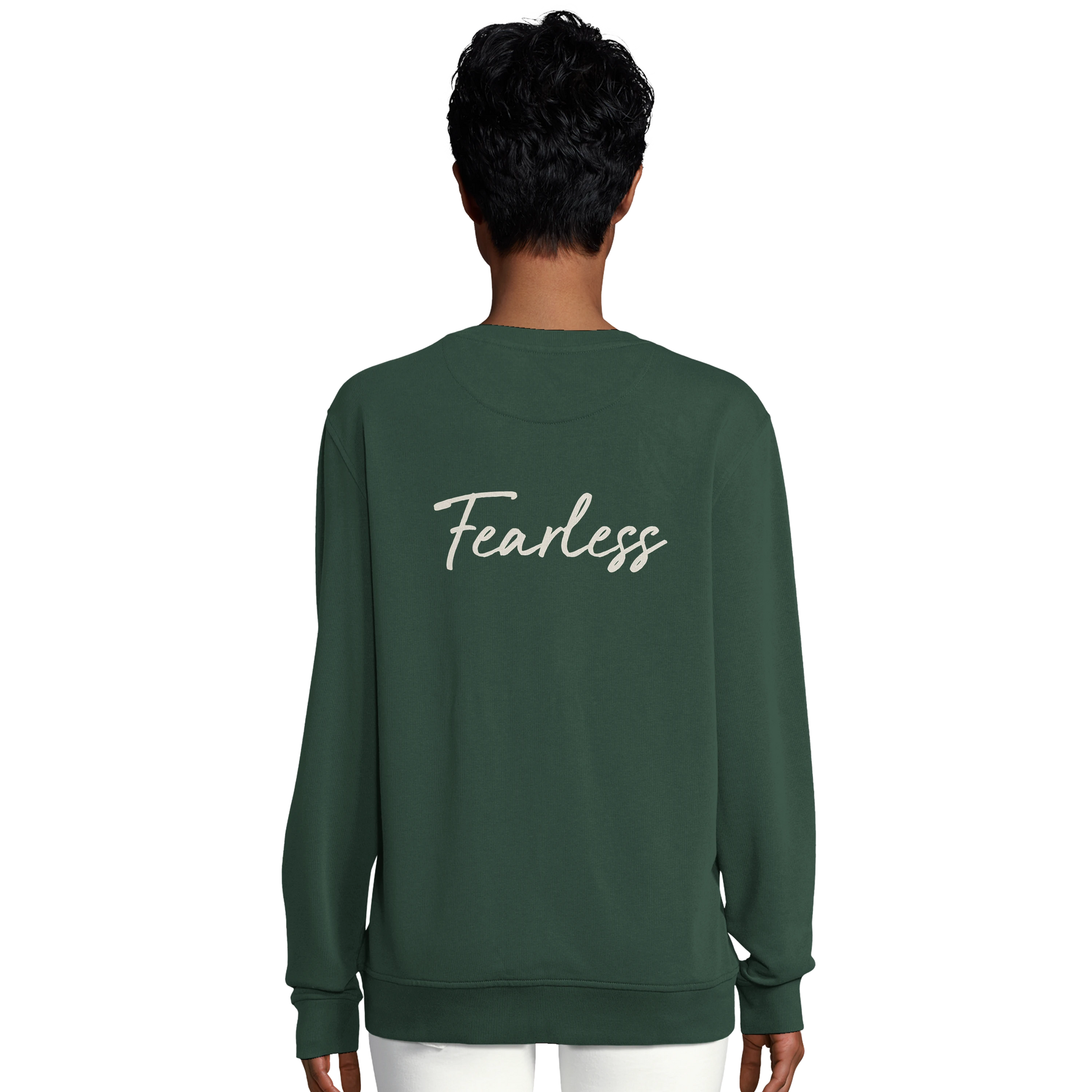 Fearless - "Face It" Sweatshirt Bottle Green 6