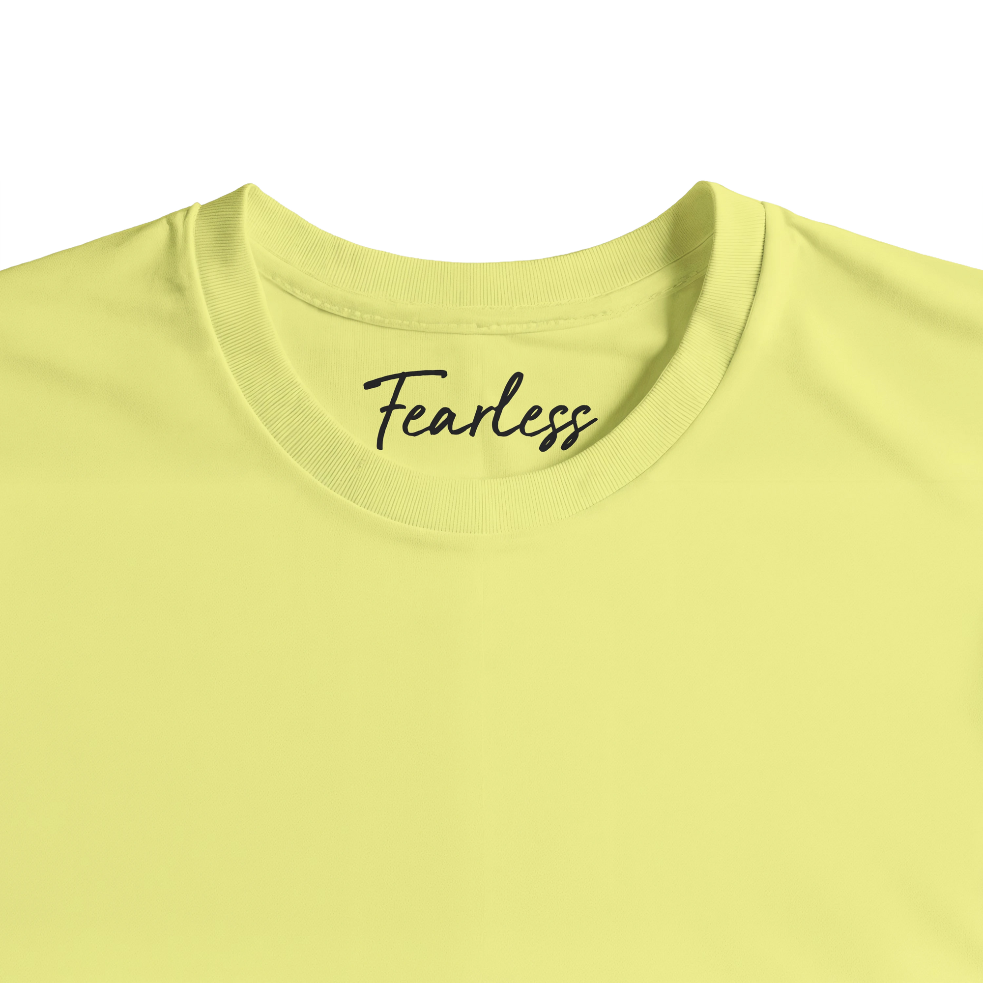Fearless - "Face It" T-shirt Light Yellow 2