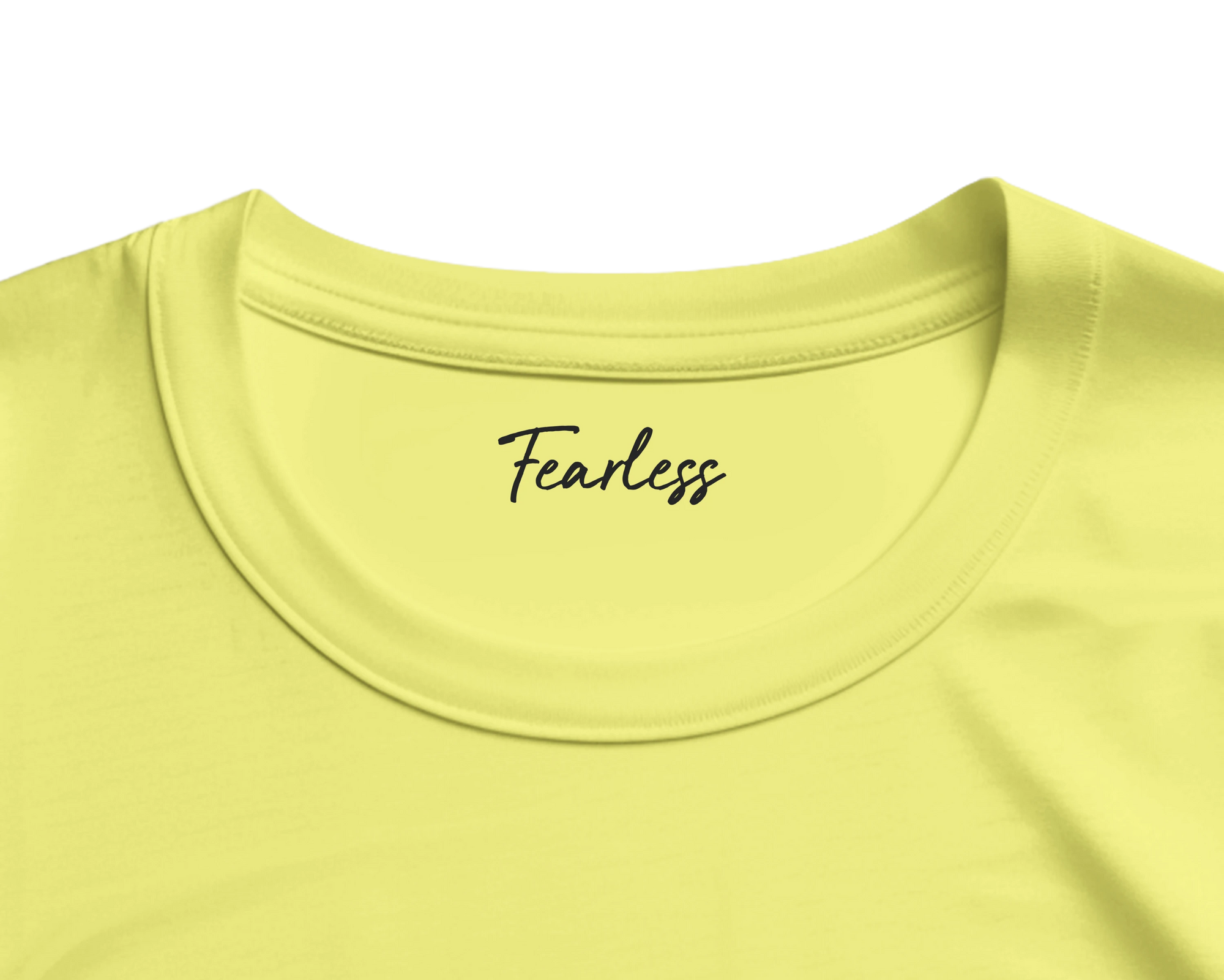 Fearless - "Face It" T-shirt Light Yellow 2