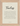 Fearless Word of Intention Framed print 13x18 cm / 5x7″ Wood frame Linen paper