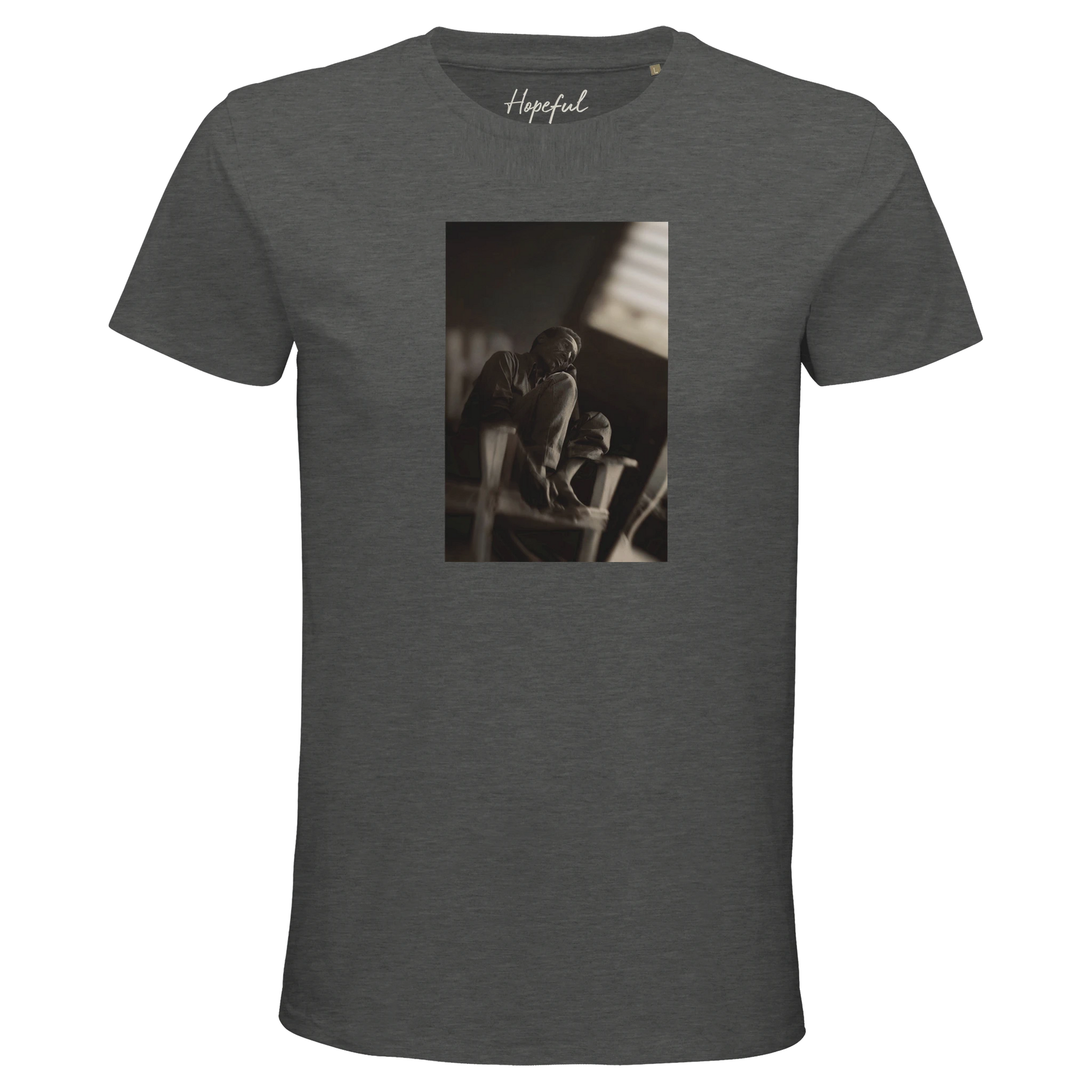 Hopeful - "A Dreamer’s Strength" T-shirt Grey Melange 7