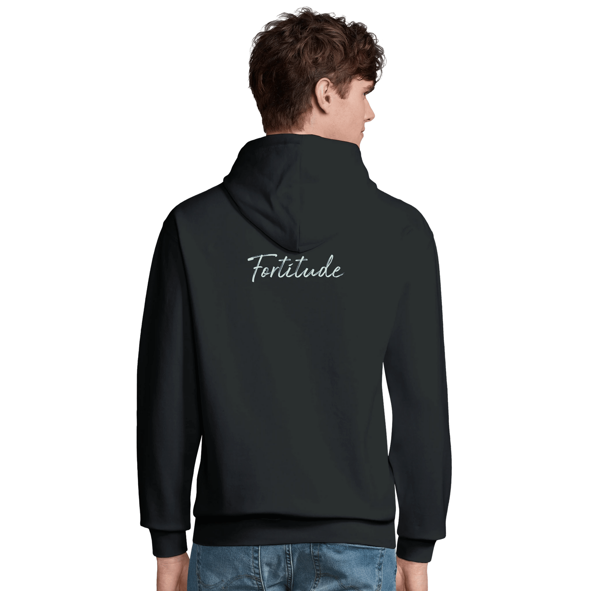 Fortitude - "Everyday Hero" Hoodie Black XS 7