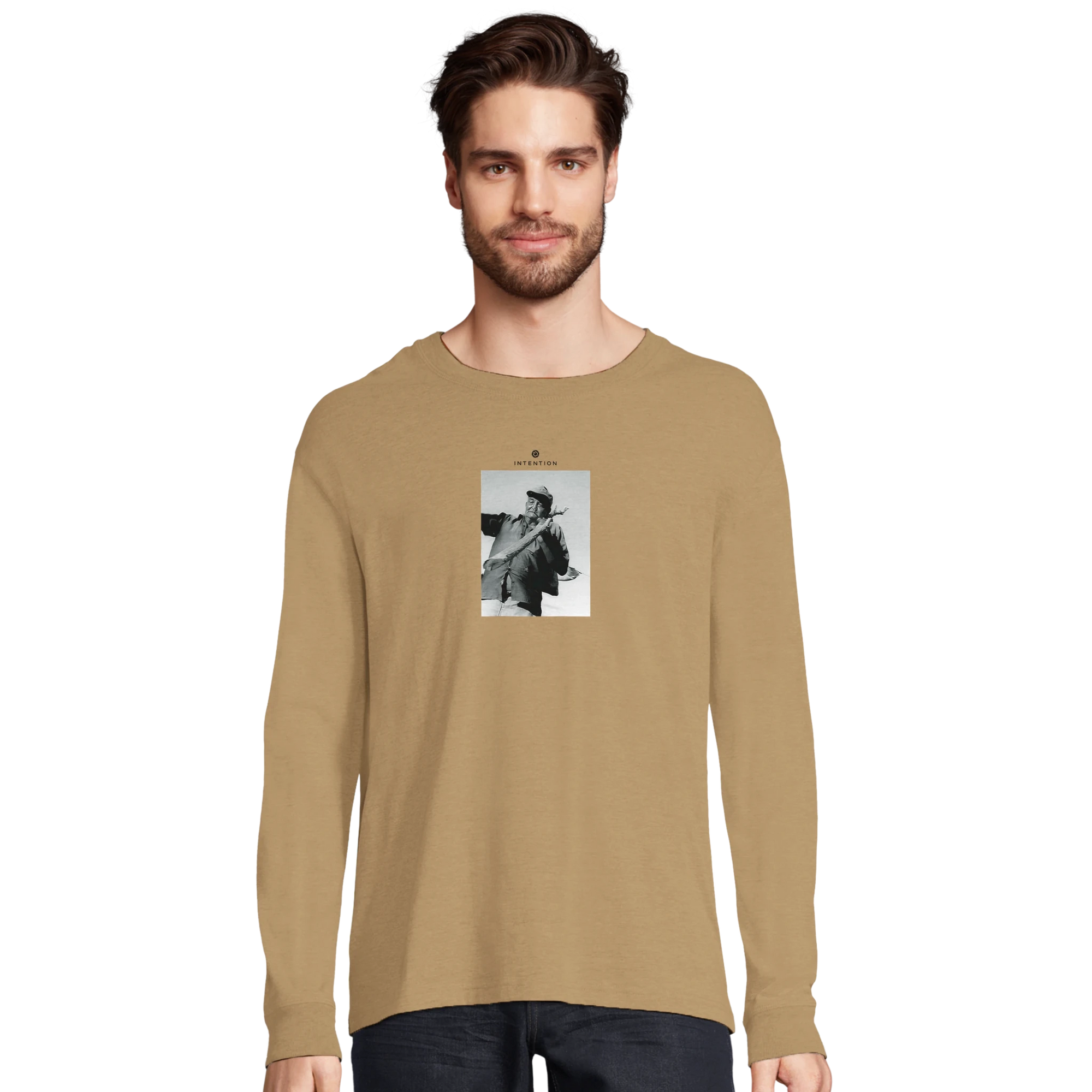 Fortitude - "Everyday Hero" Long sleeve dark beige XS 26