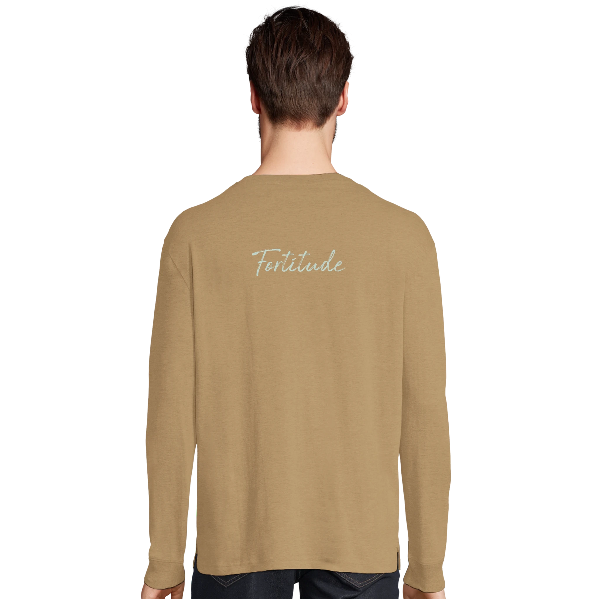 Fortitude - "Everyday Hero" Long sleeve dark beige XS 27
