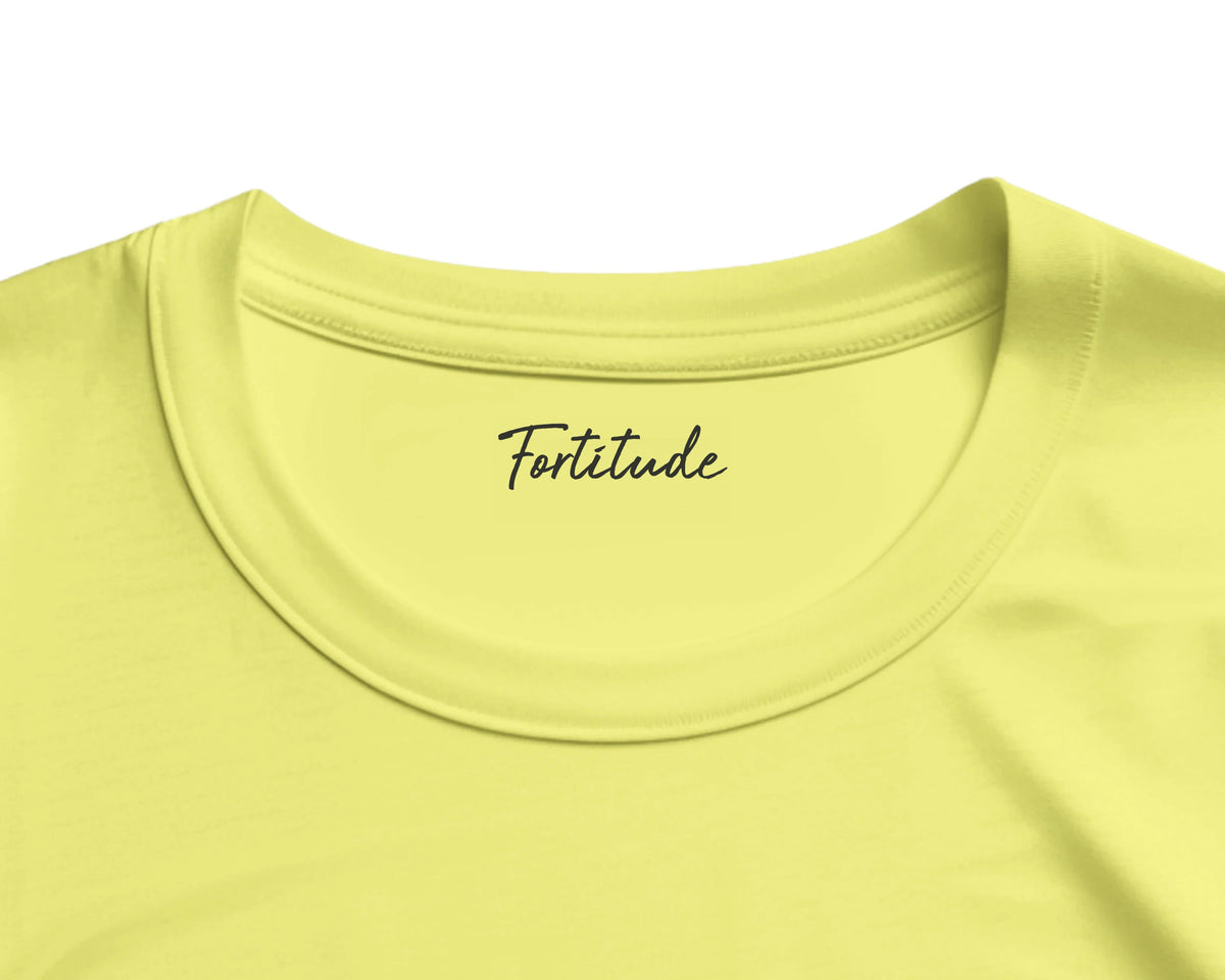 Fortitude - "Everyday Hero" T-shirt Light Yellow 2