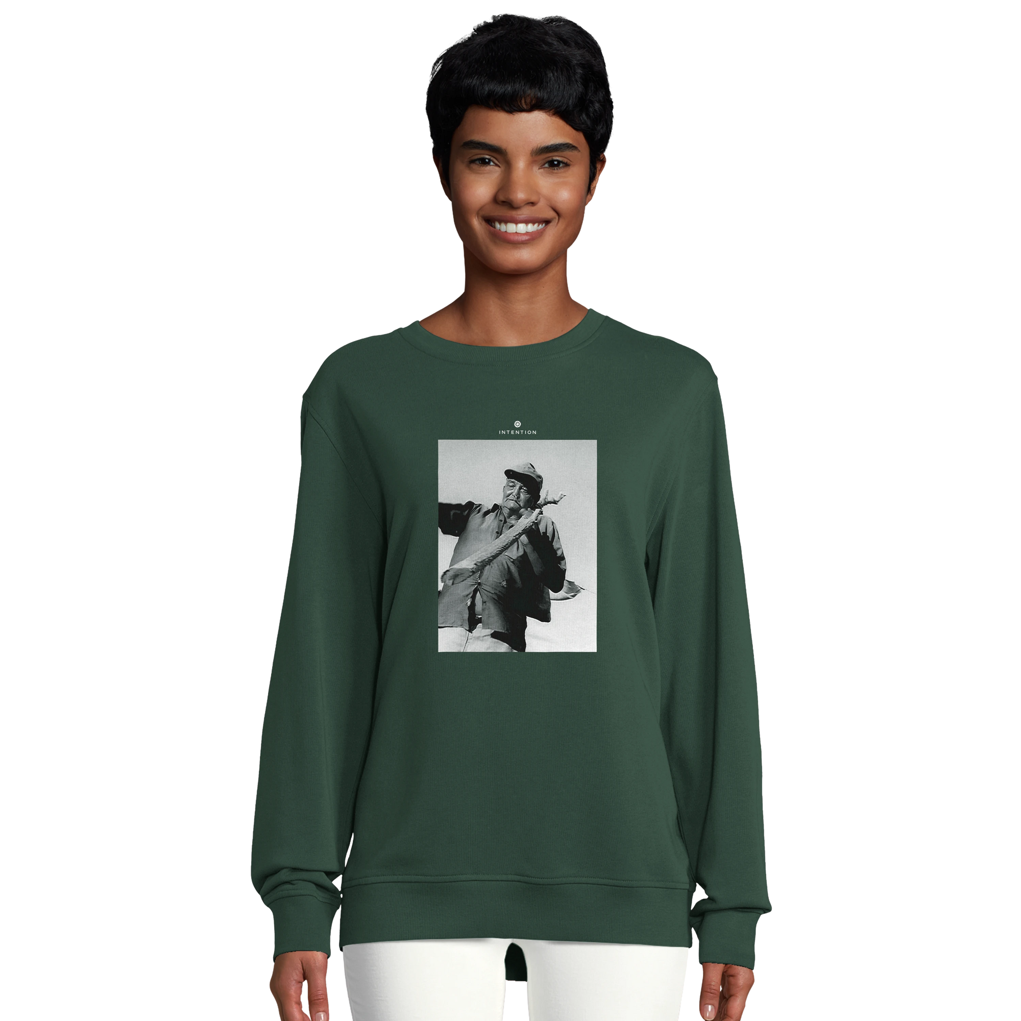 Fortitude - "Everyday Hero" Sweatshirt Bottle Green 4