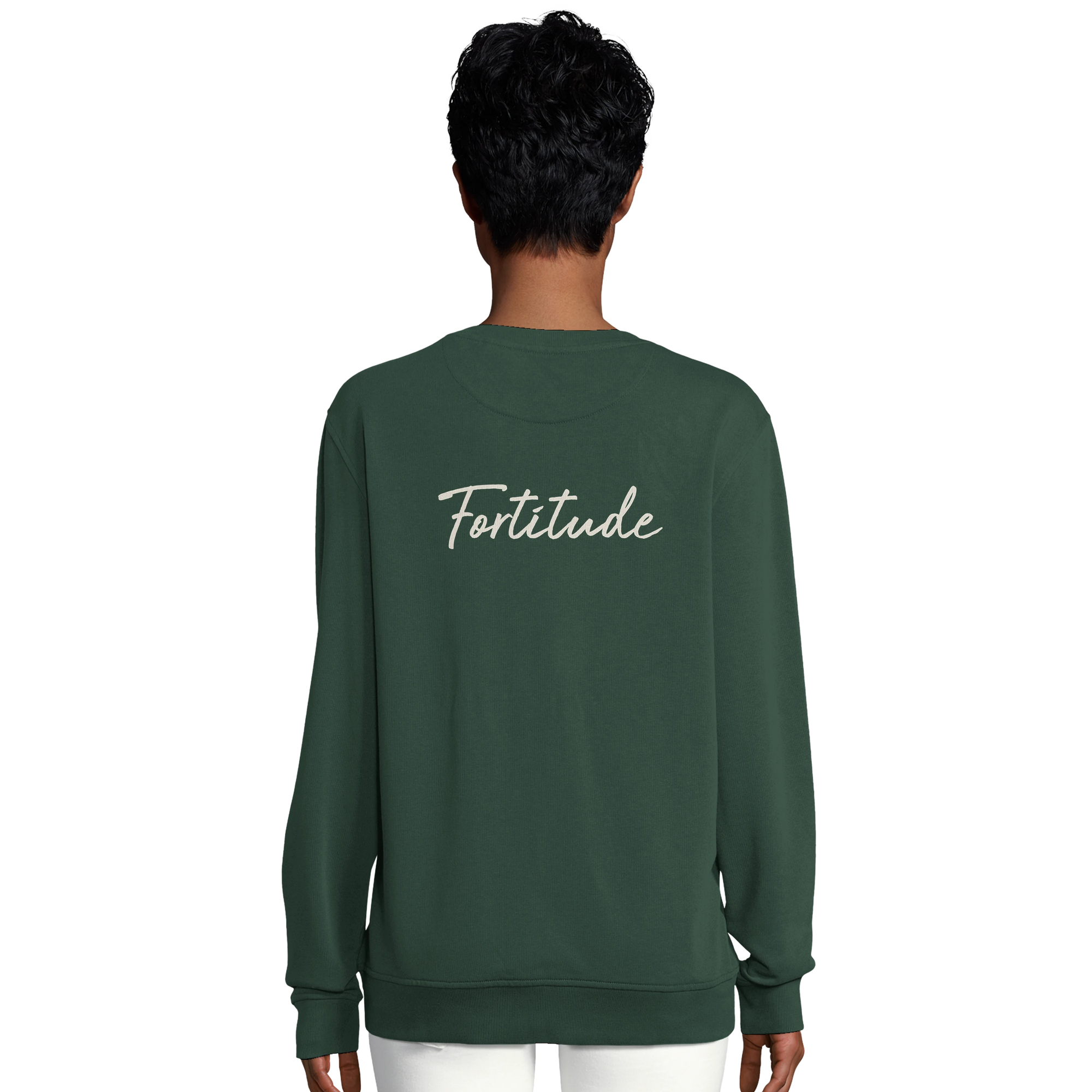 Fortitude - "Everyday Hero" Sweatshirt Bottle Green 6