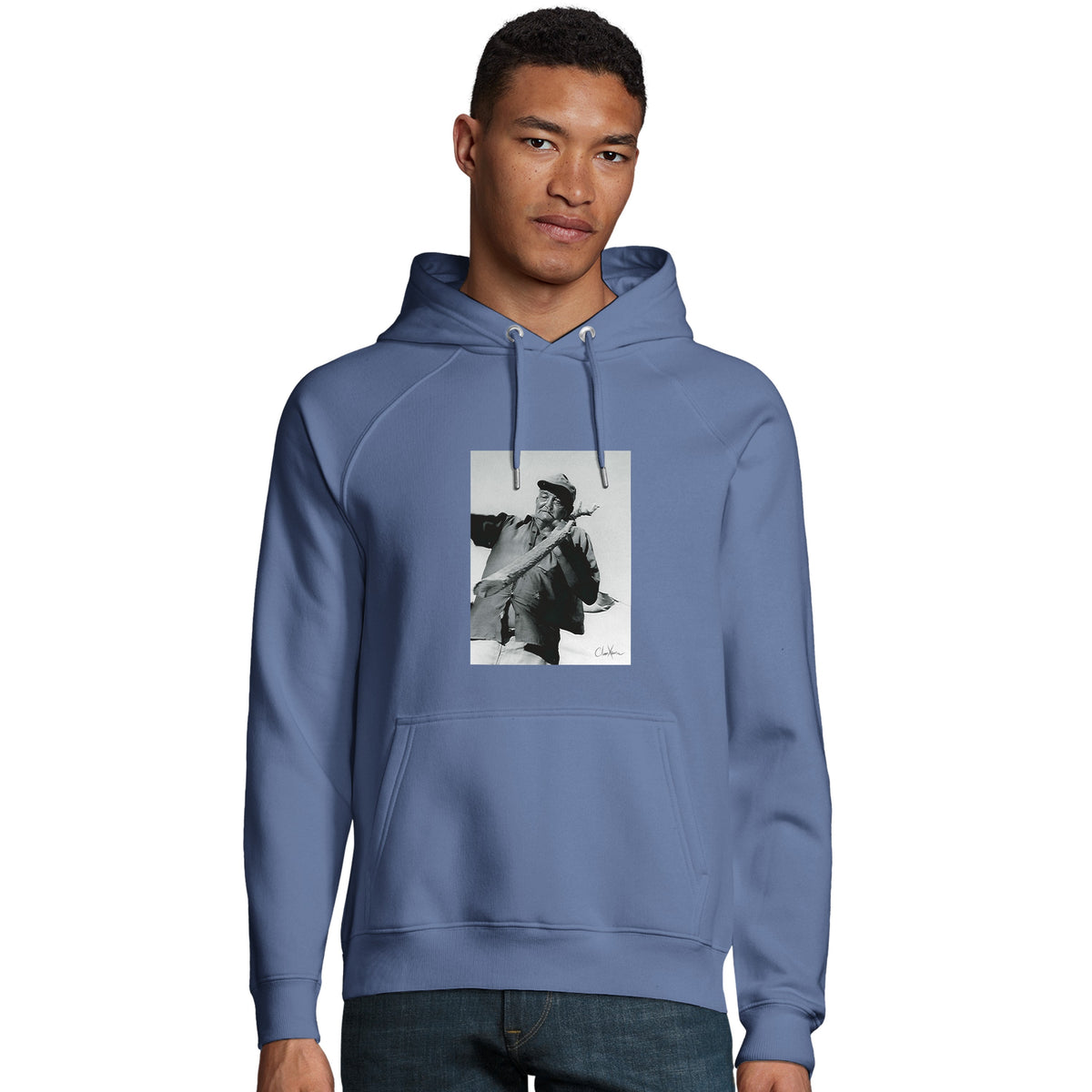 Fortitude - "Everyday Hero" Hoodie Blue 3