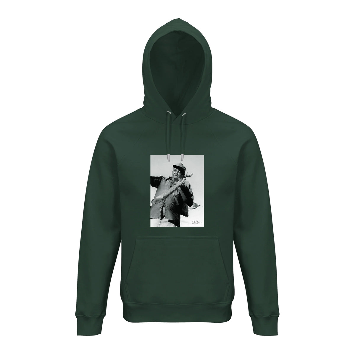 Fortitude - "Everyday Hero" Hoodie Bottle Green 1