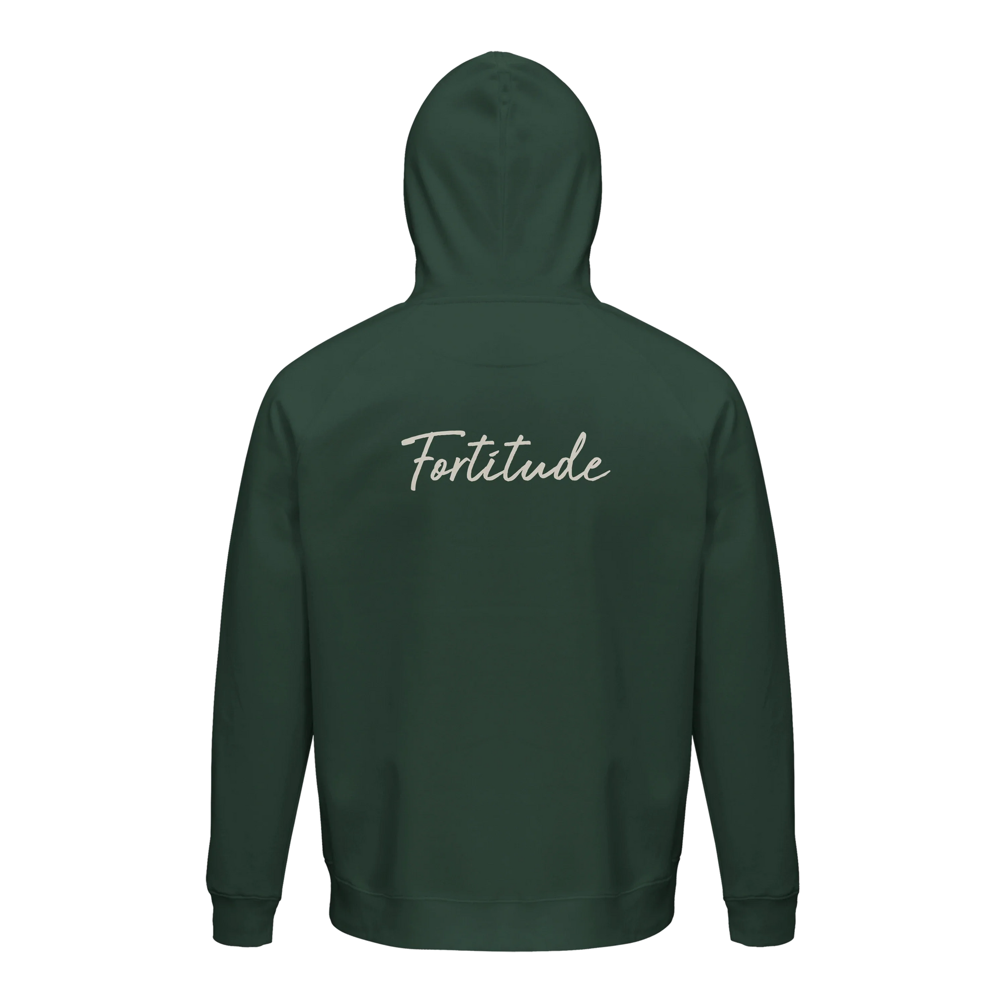 Fortitude - "Everyday Hero" Hoodie Bottle Green 2