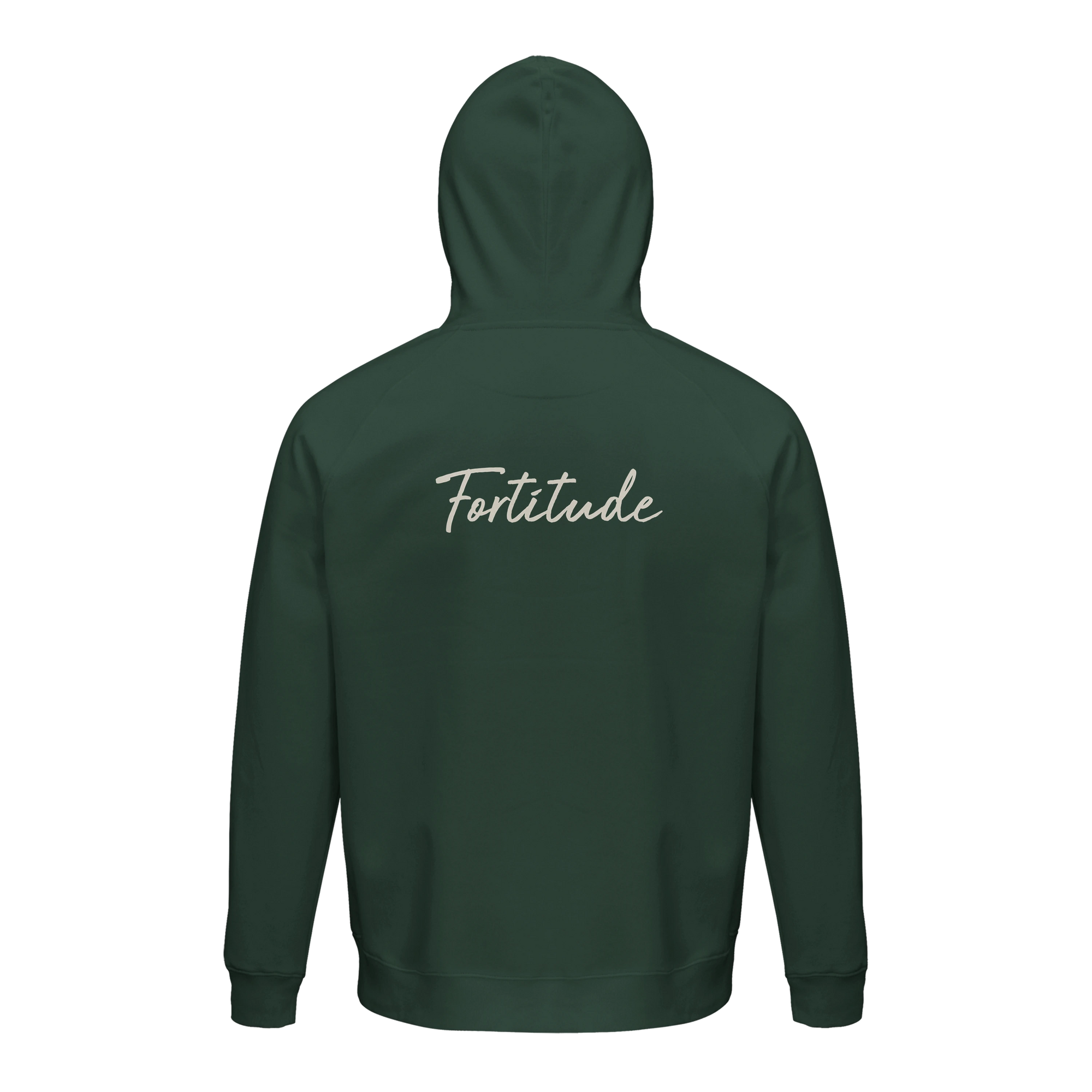 Fortitude - "Everyday Hero" Hoodie Bottle Green 2