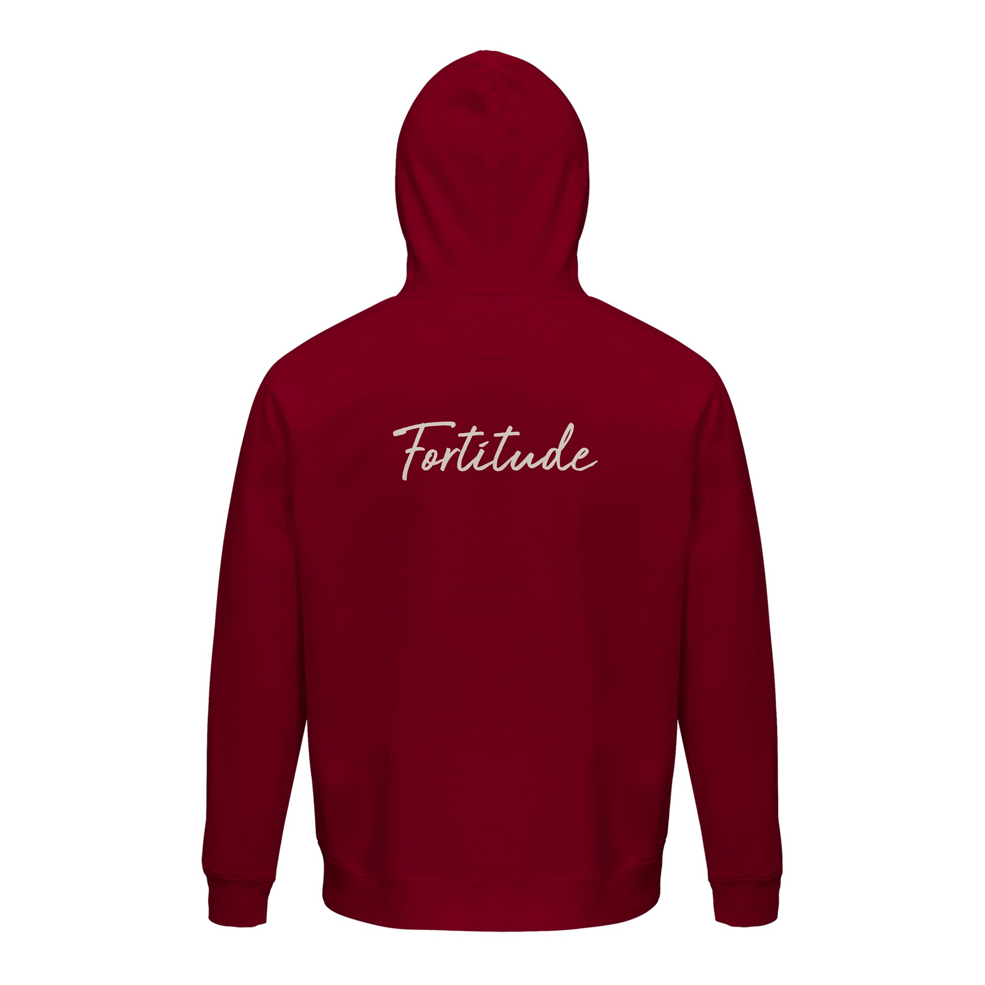 Fortitude - "Everyday Hero" Hoodie Burgundy 2