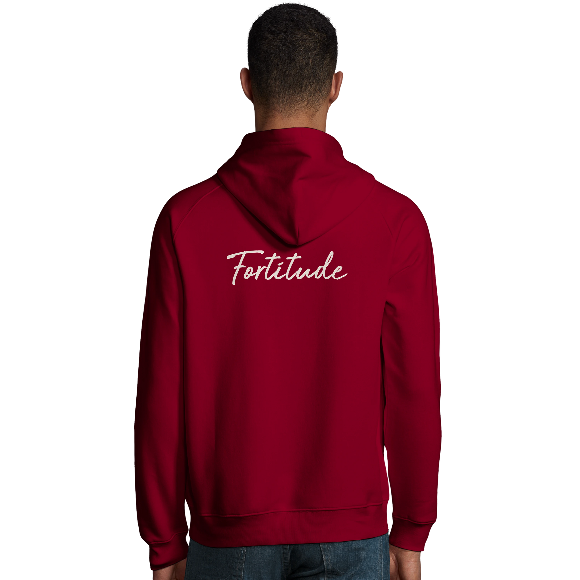 Fortitude - "Everyday Hero" Hoodie Burgundy 5