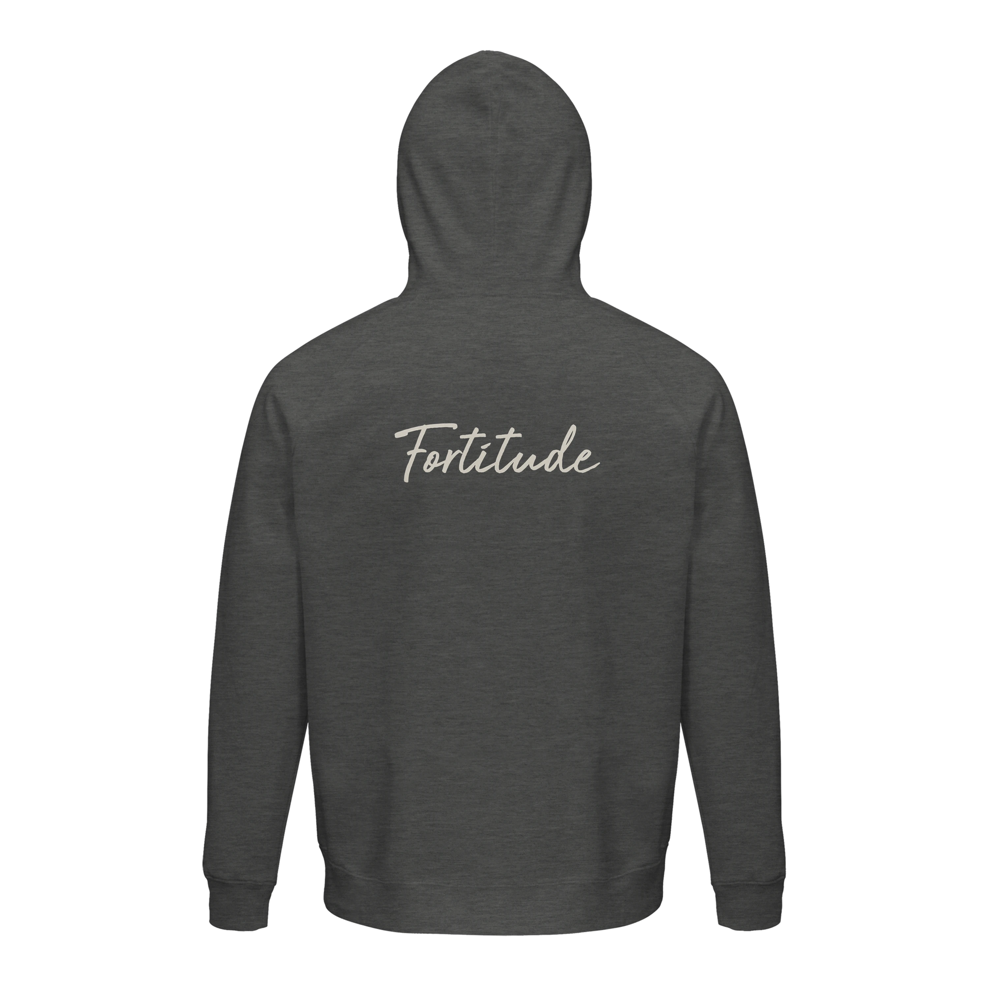Fortitude - "Everyday Hero" Hoodie Grey Melange 2