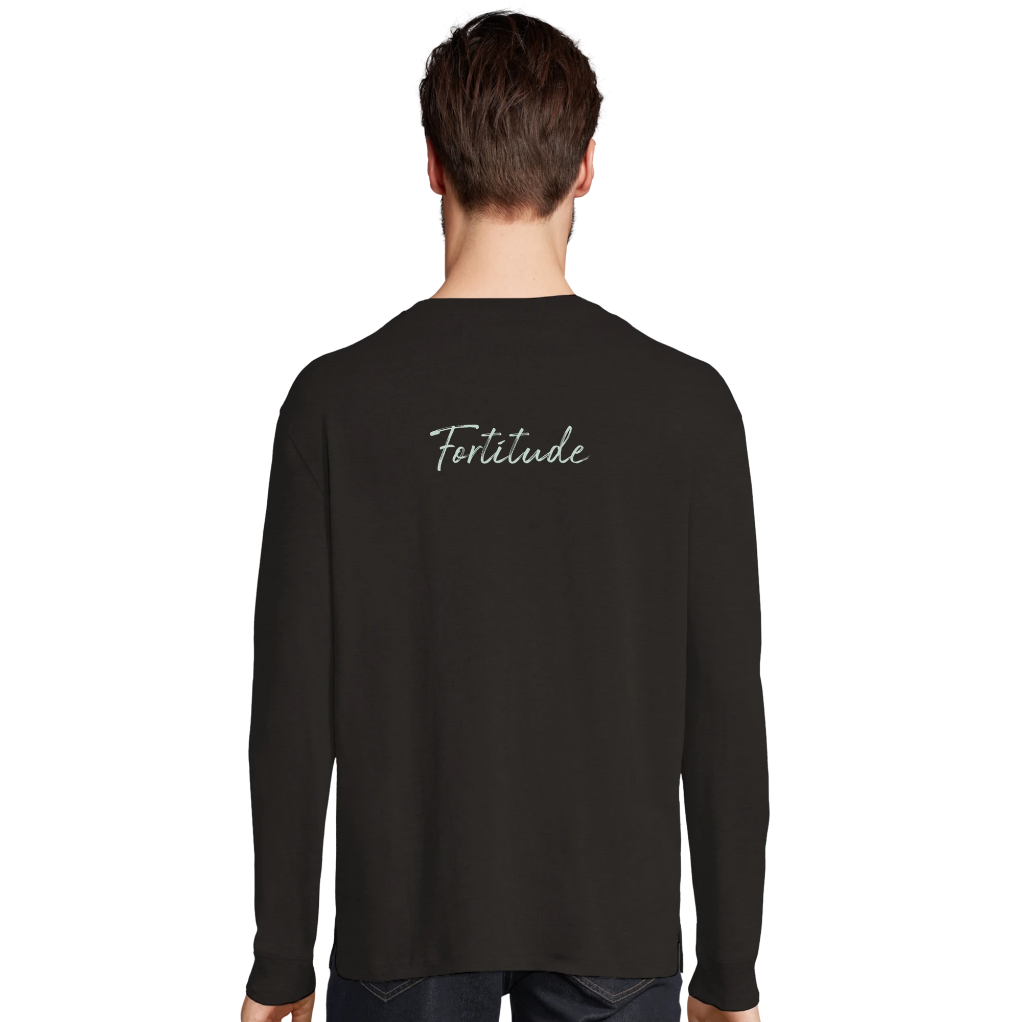 Fortitude - "Everyday Hero" Long sleeve Deep Black 4