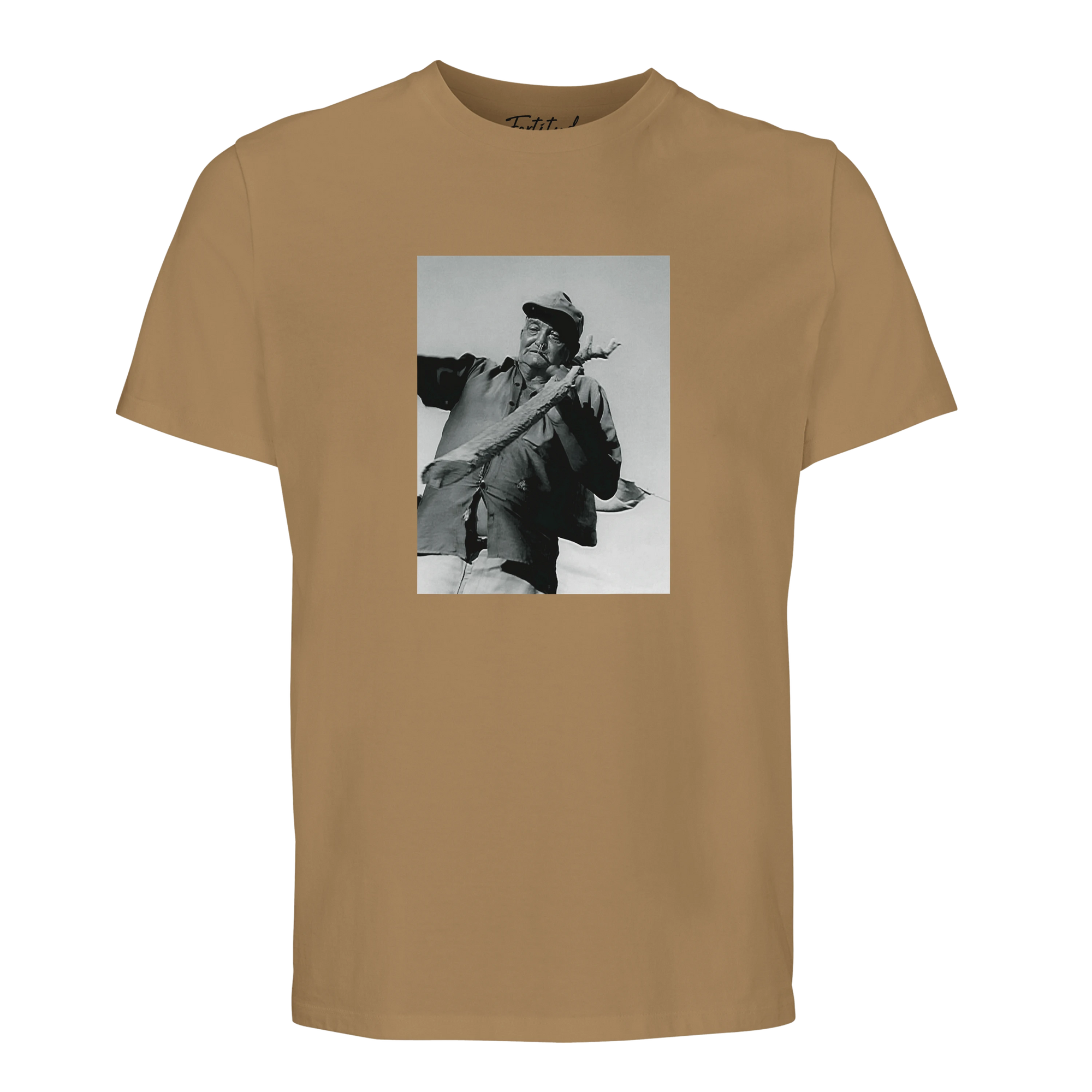 Fortitude - "Everyday Hero" T-shirt dark beige 1