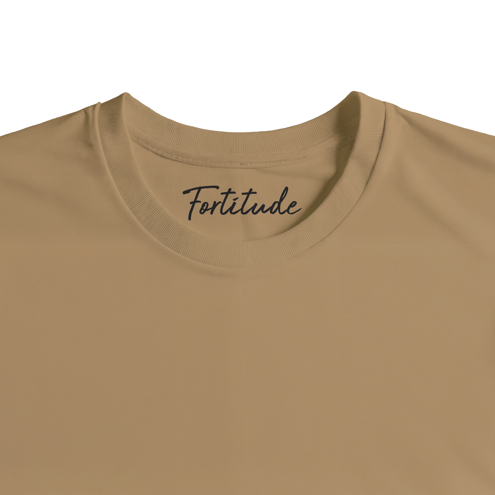 Fortitude - "Everyday Hero" T-shirt dark beige 2