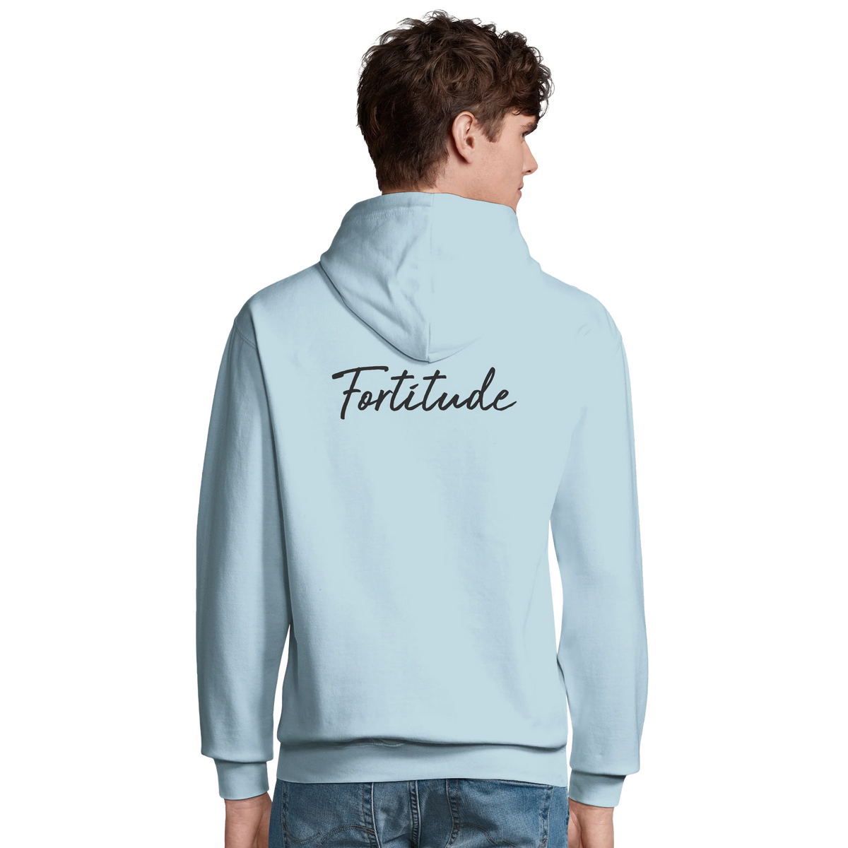 Fortitude - "Everyday Hero" Hoodie creamy blue 5